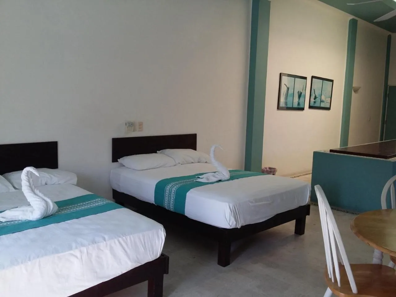 Bed in Delphinus Inn