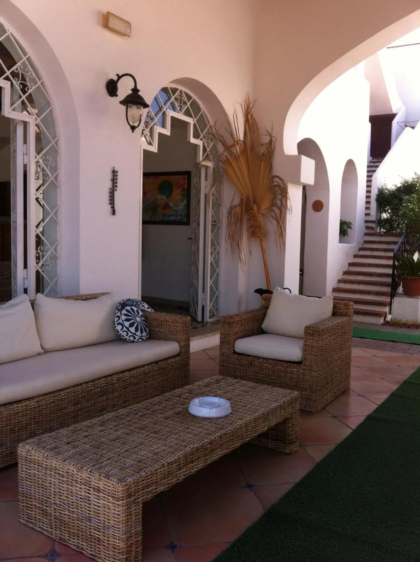 Patio in Hotel Rojas