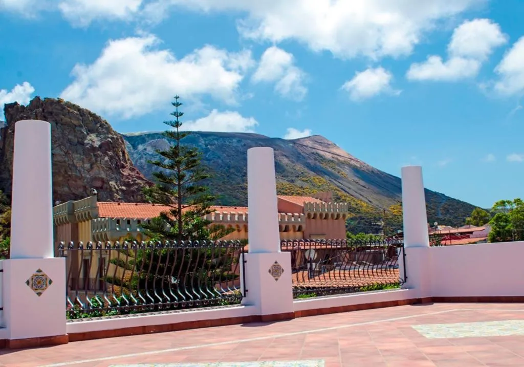 Garden view in Hotel Rojas