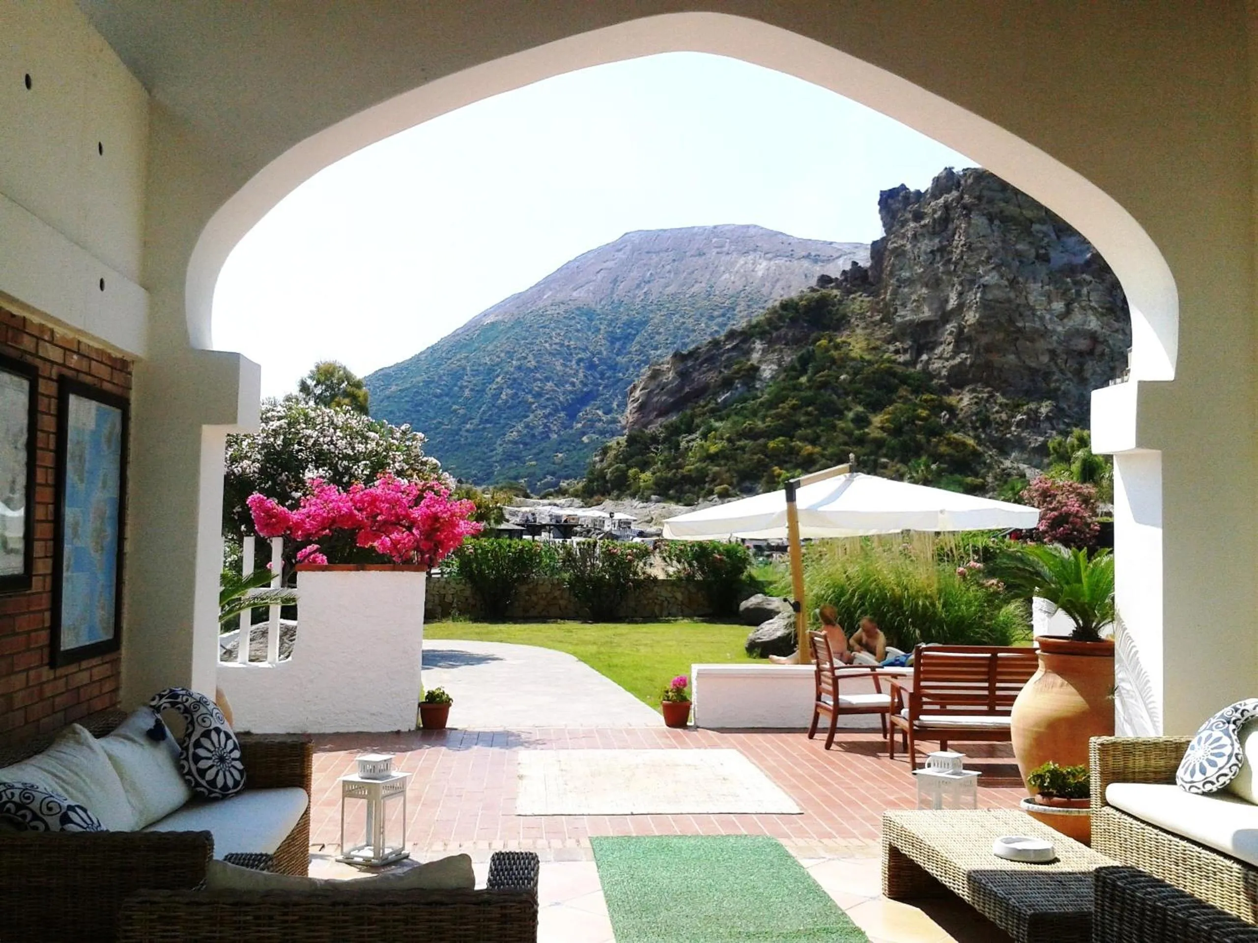 Patio in Hotel Rojas