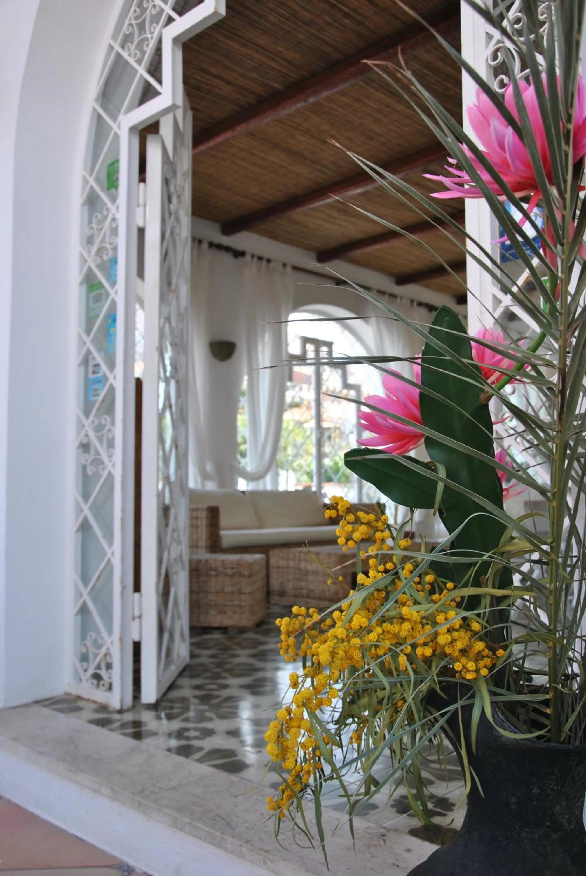 Lobby or reception in Hotel Rojas