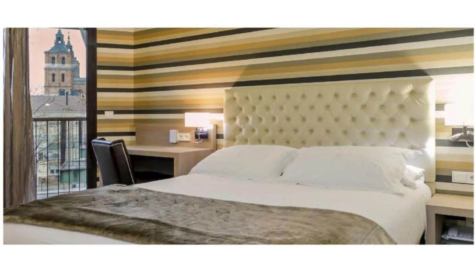 Bed in U-Hotel Spa Ciudad de Astorga