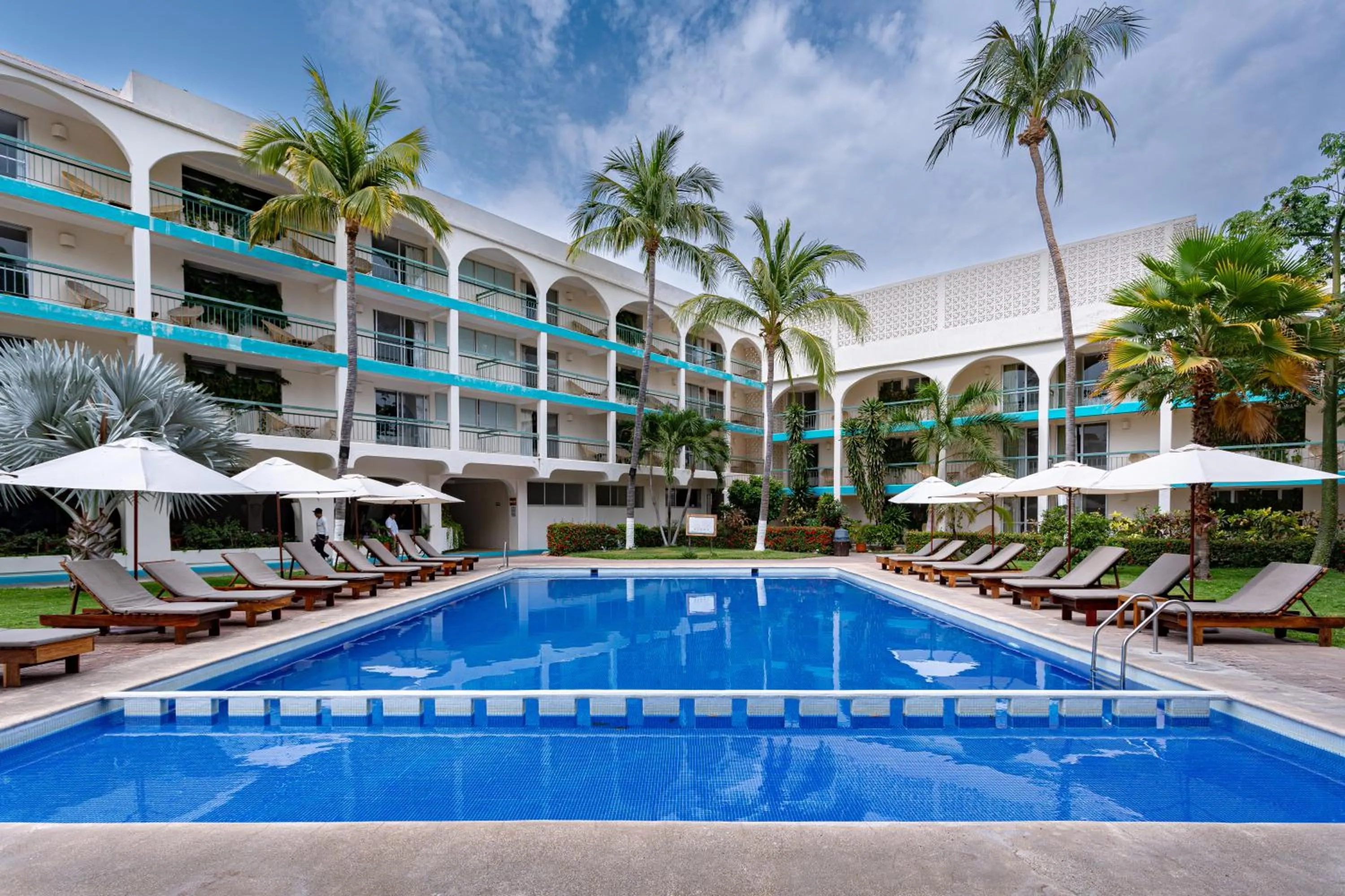 Garden view in Hotel Suites Villasol