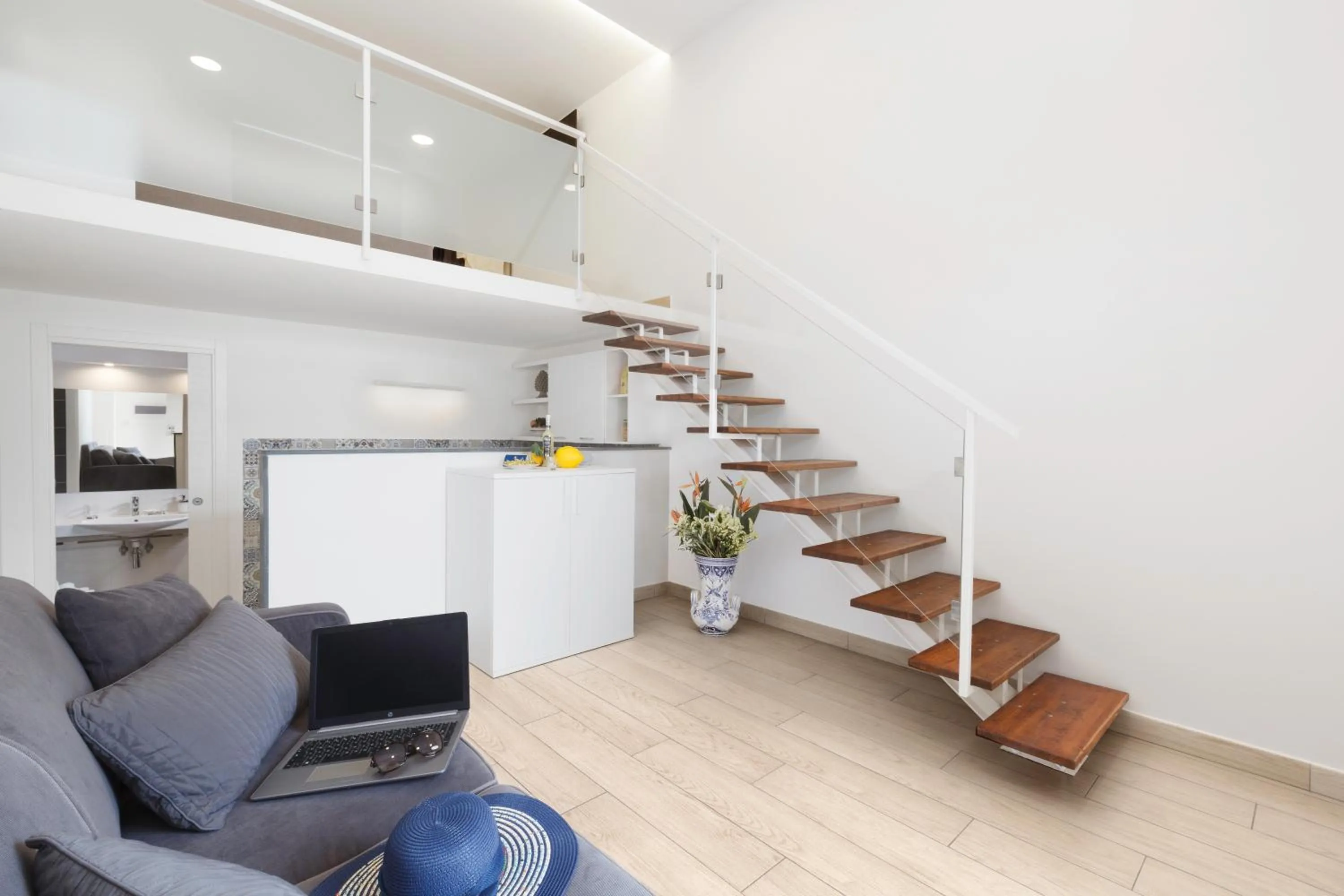 Living room in Eterea Charming Suites