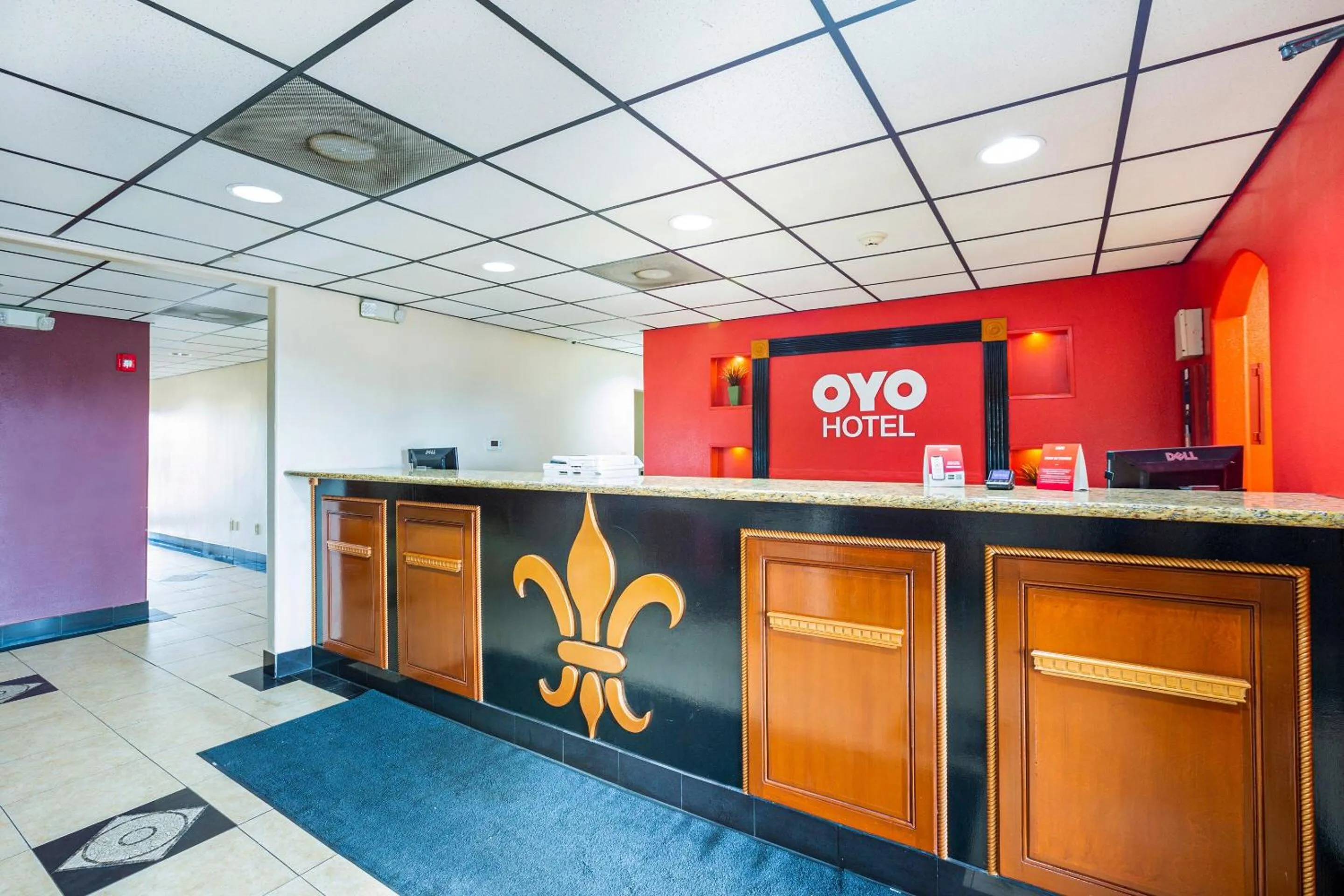 Lobby or reception in OYO Hotel LSU