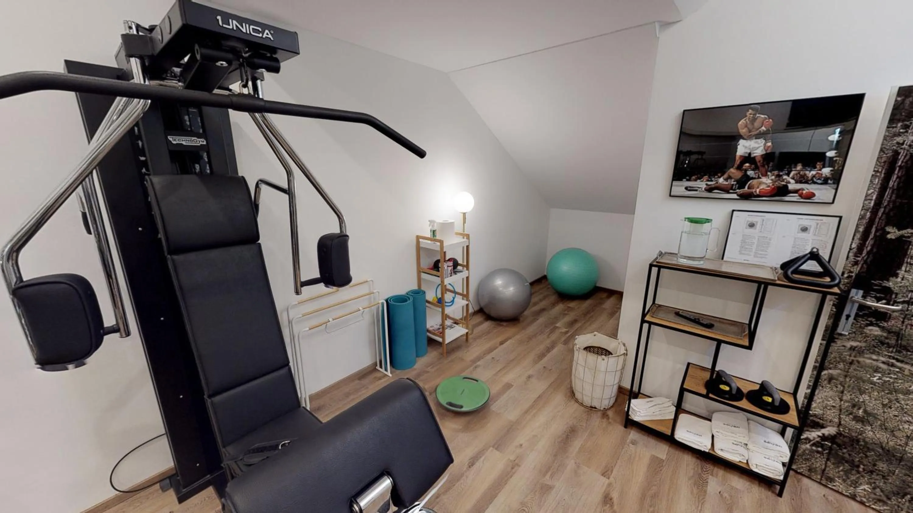 Fitness centre/facilities in Hotel Seven