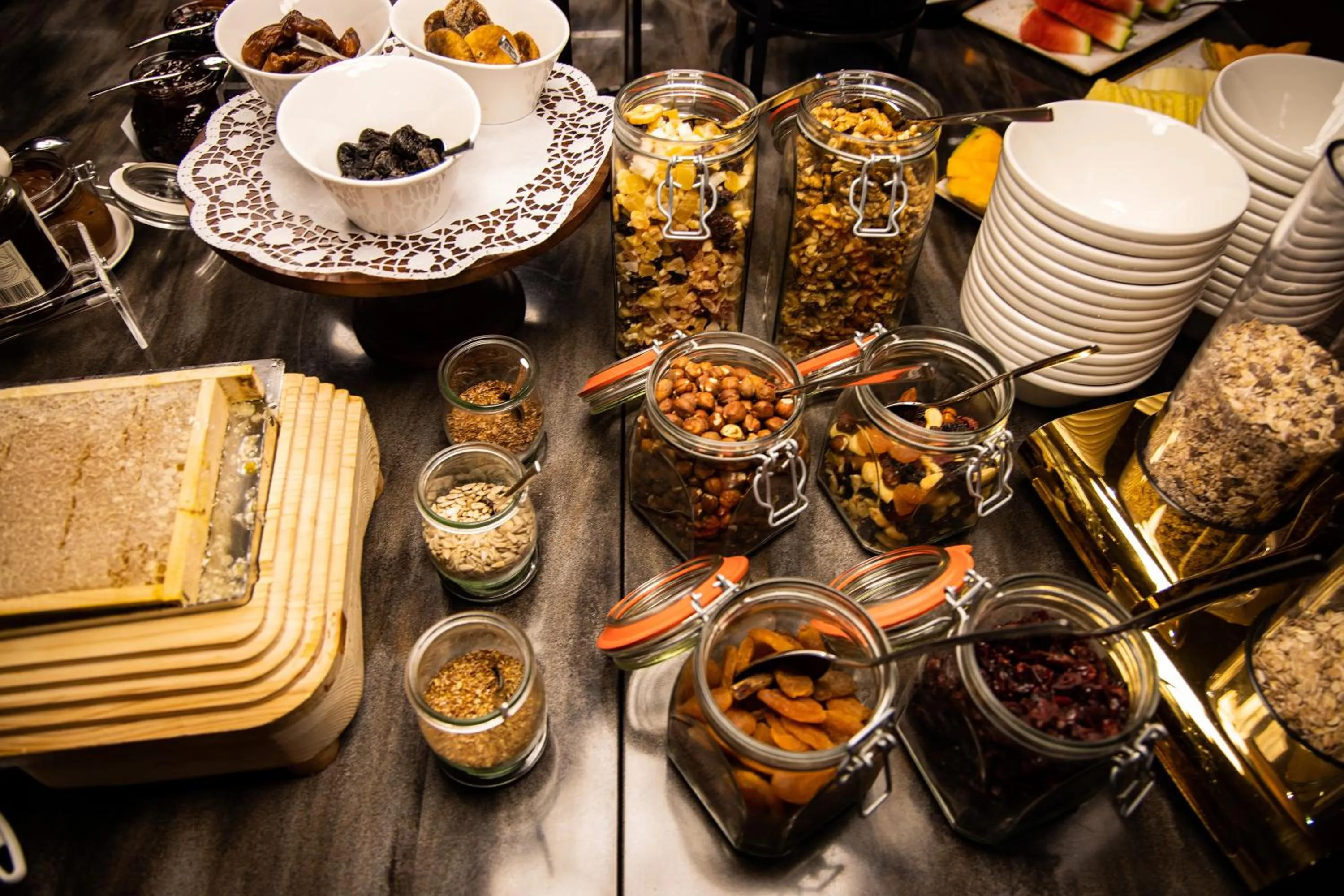 Food close-up in Hotel Seven