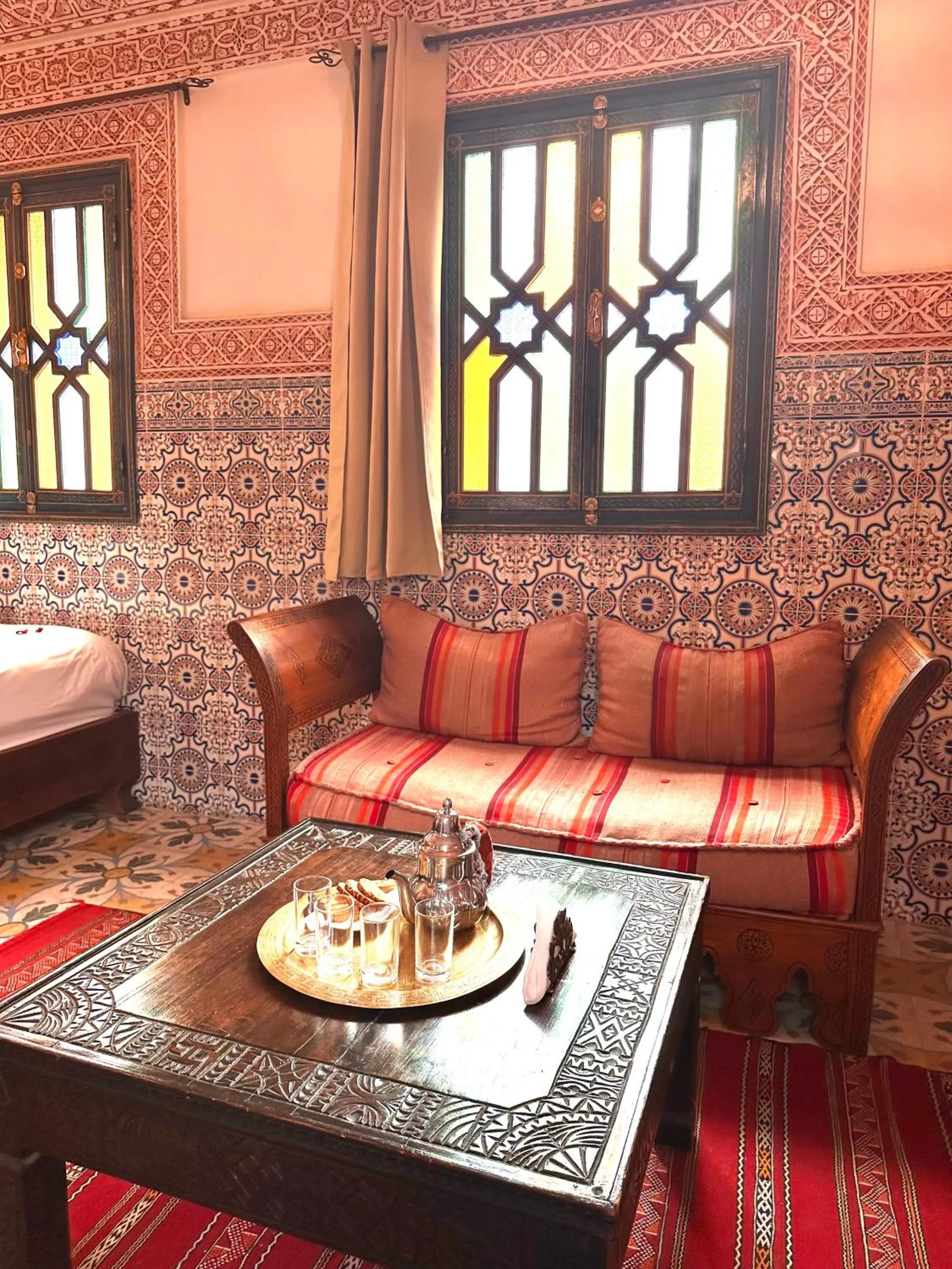 Bed in Riad Tasneem