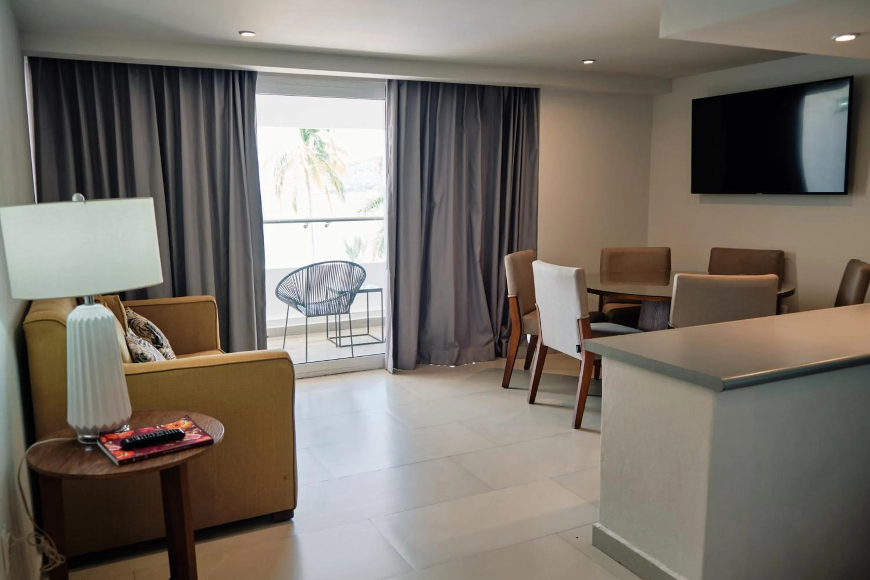 Living room in The Inn at Mazatlan