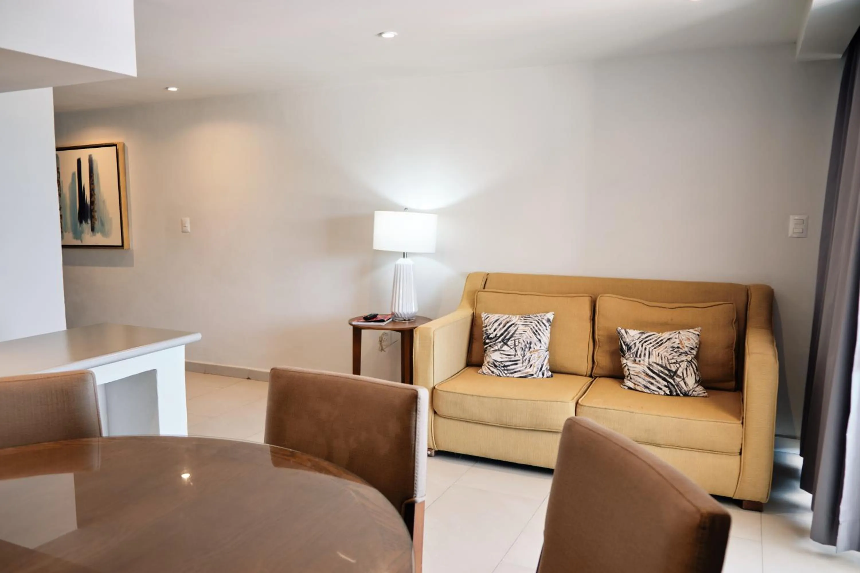 Living room in The Inn at Mazatlan