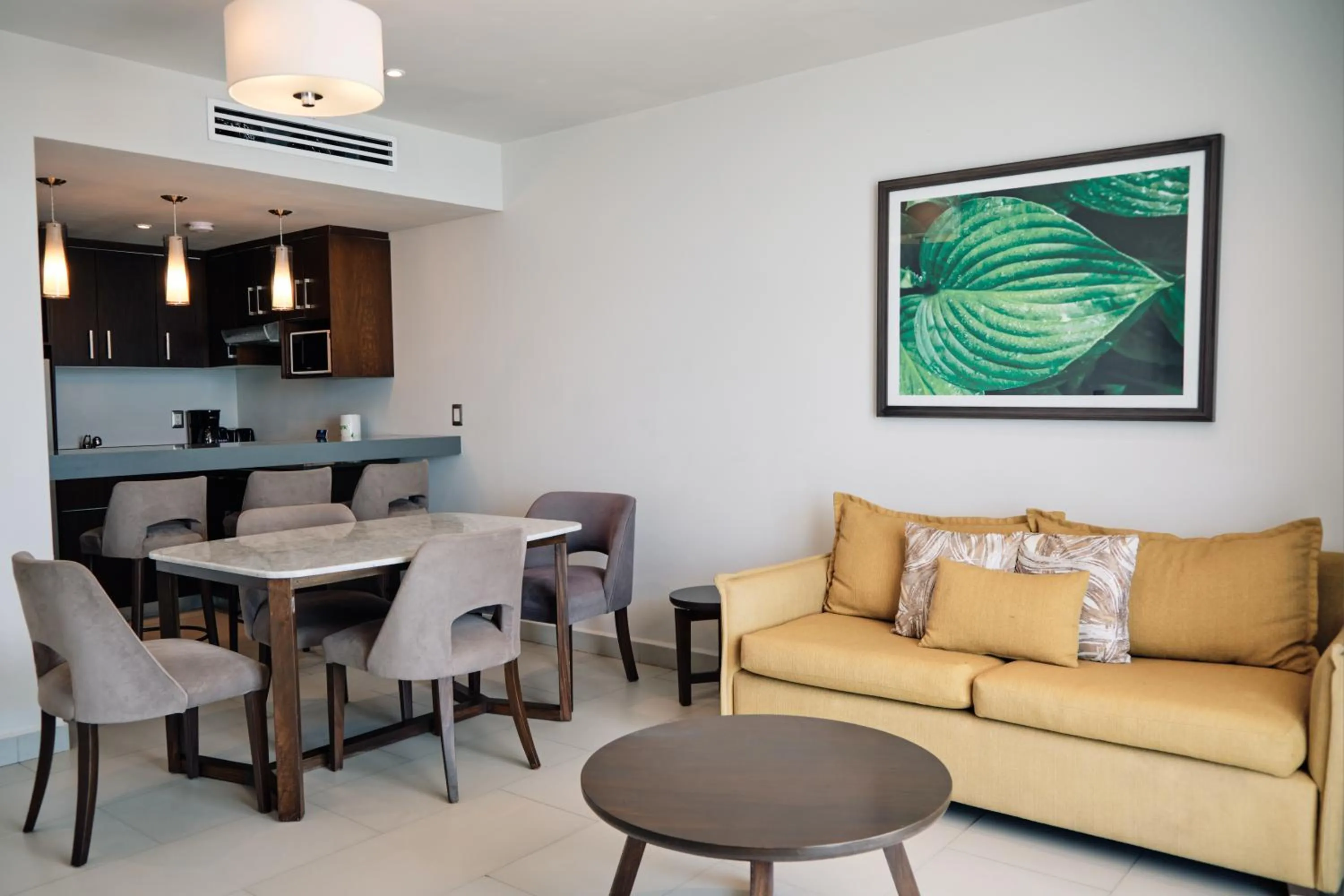 Living room in The Inn at Mazatlan