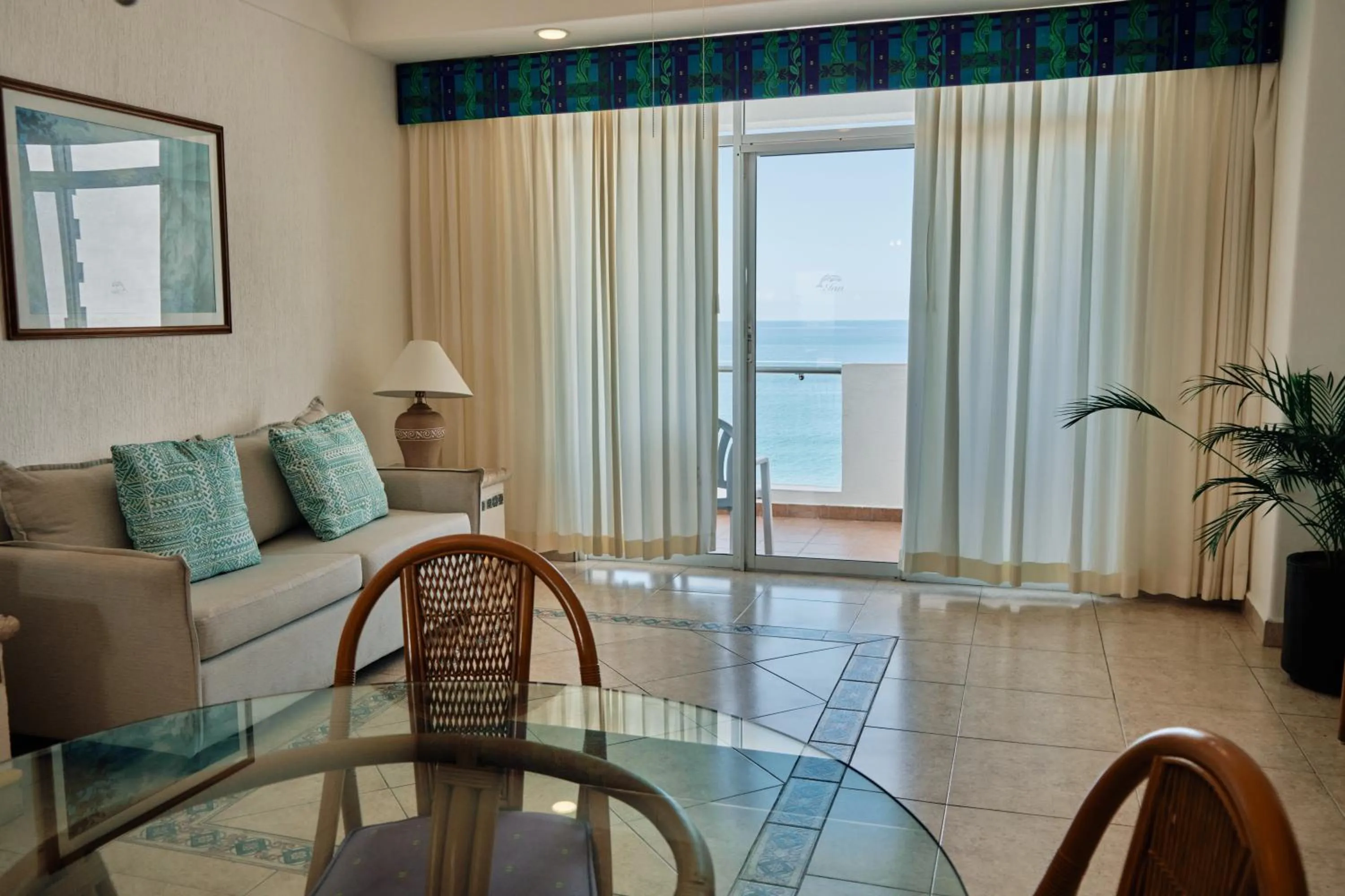 Living room in The Inn at Mazatlan