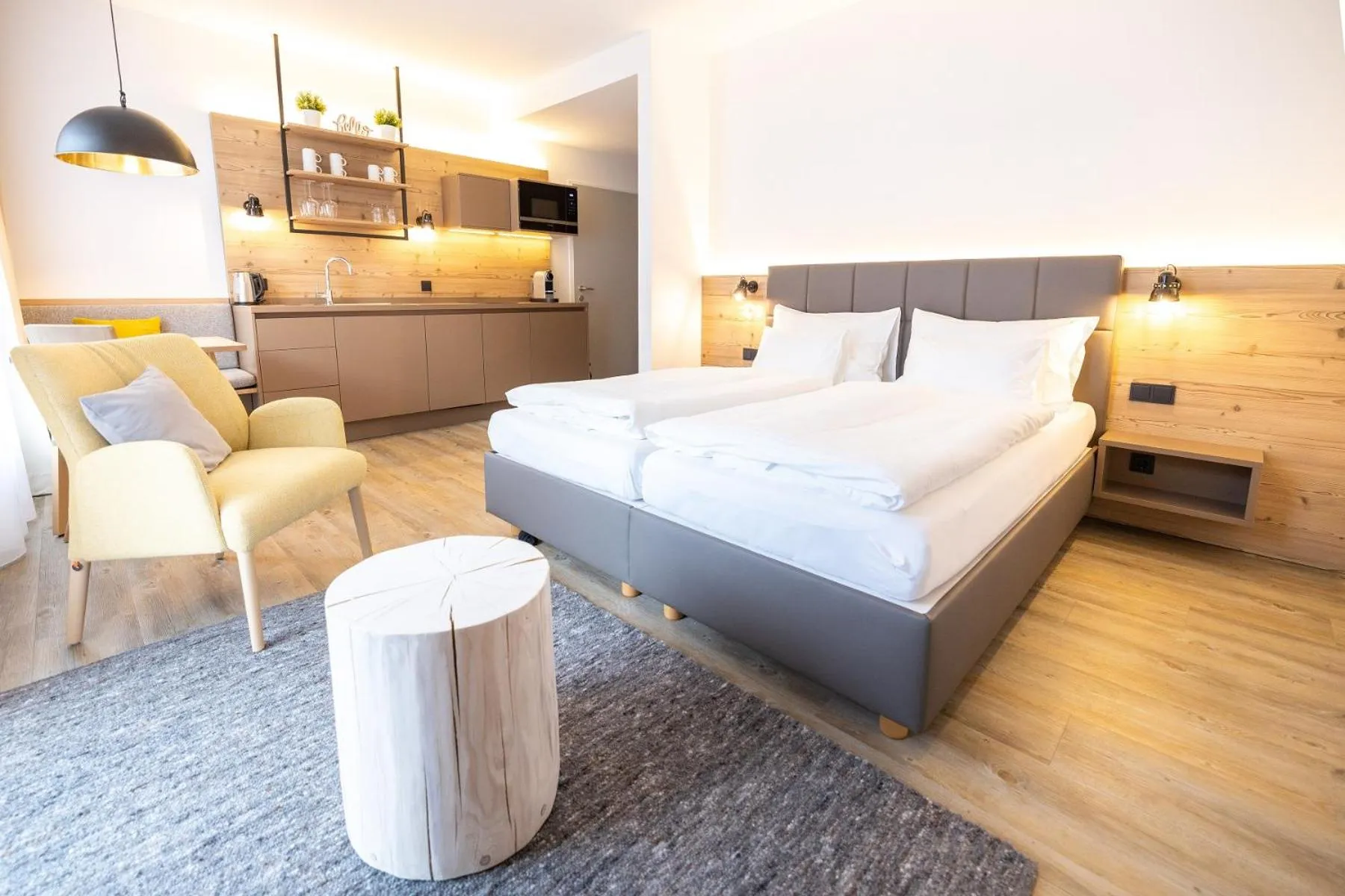 Bed in Dormio Aparthotel Hinterstoder