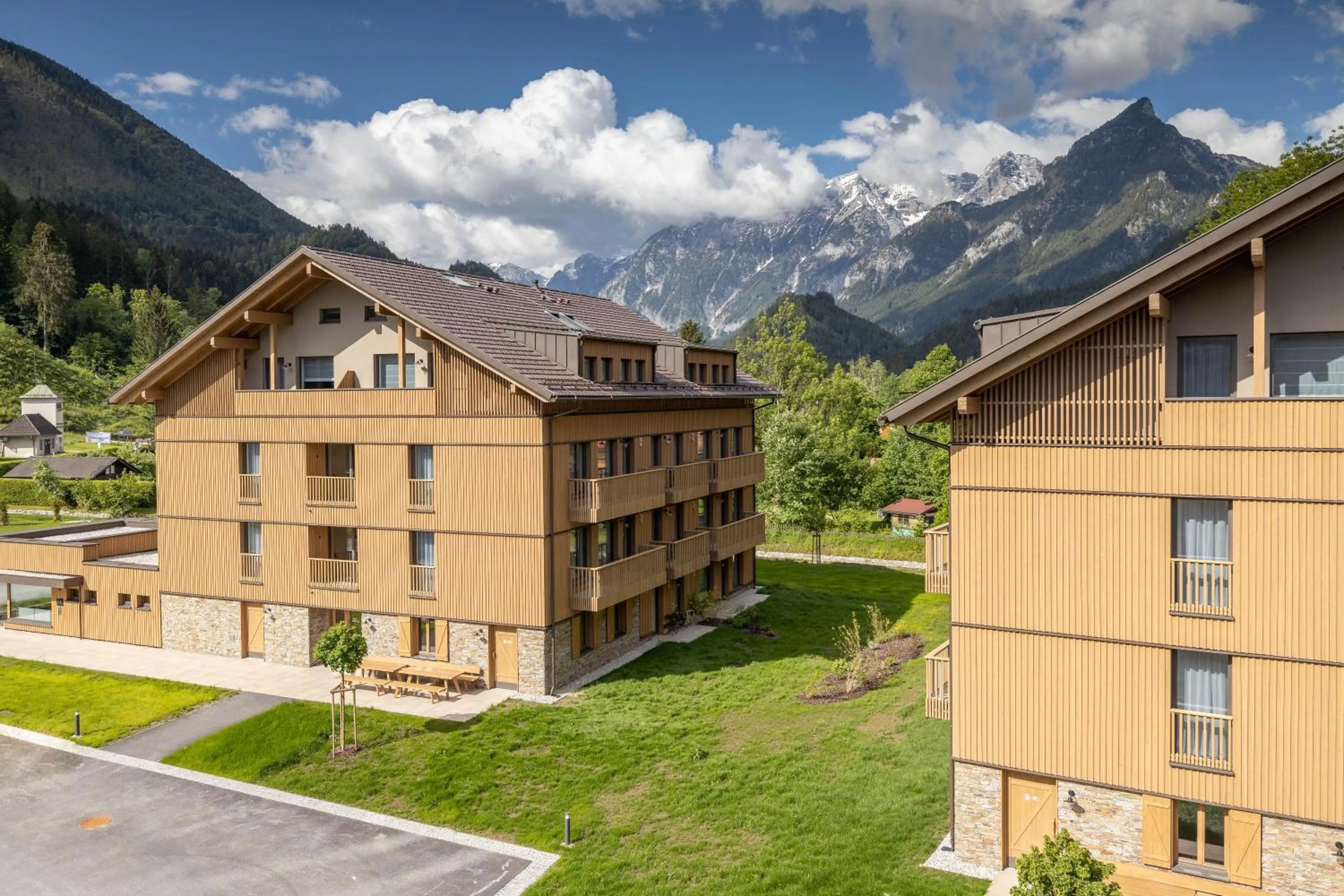 Property building in Dormio Aparthotel Hinterstoder