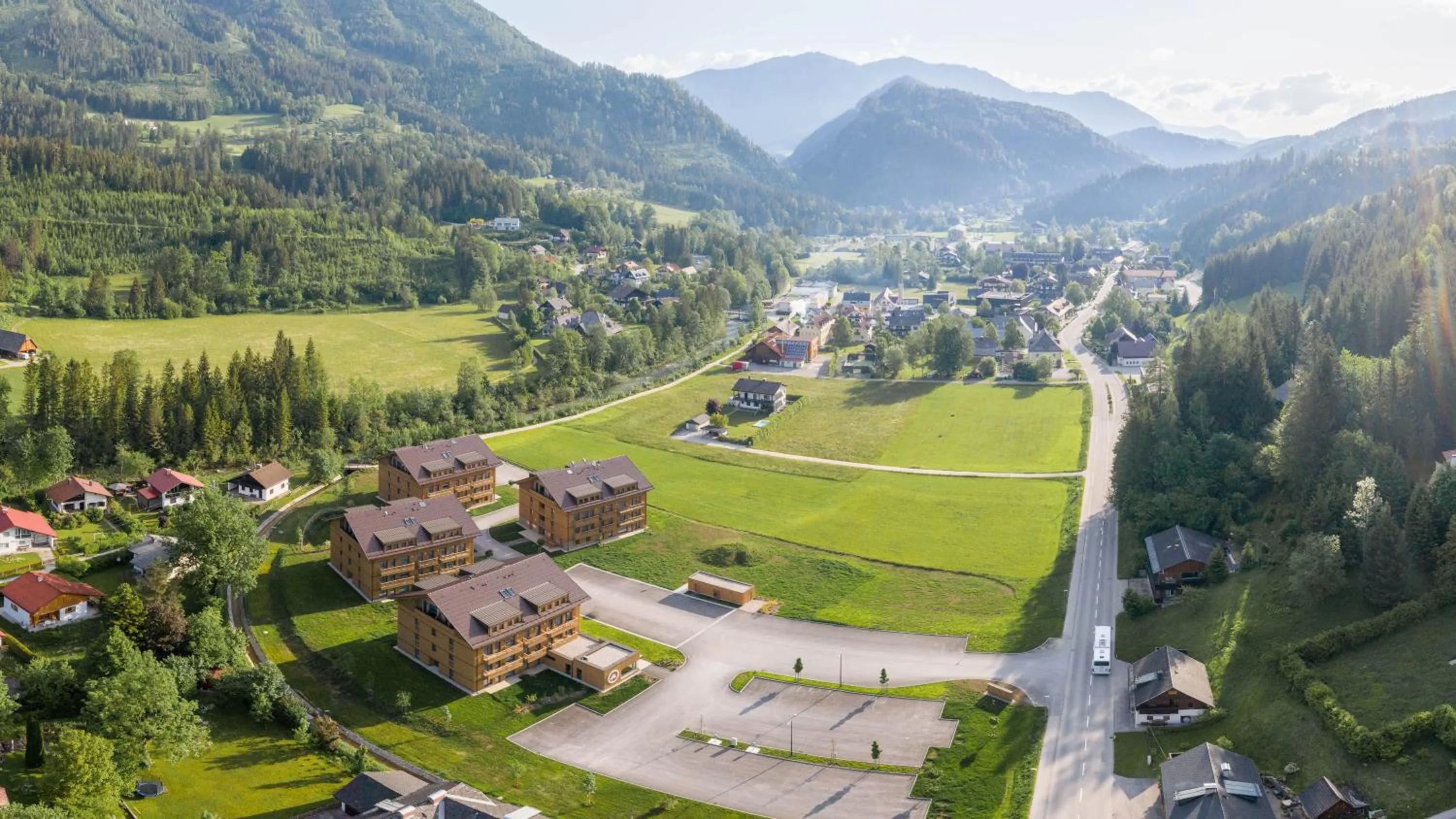 Bird's eye view in Dormio Aparthotel Hinterstoder