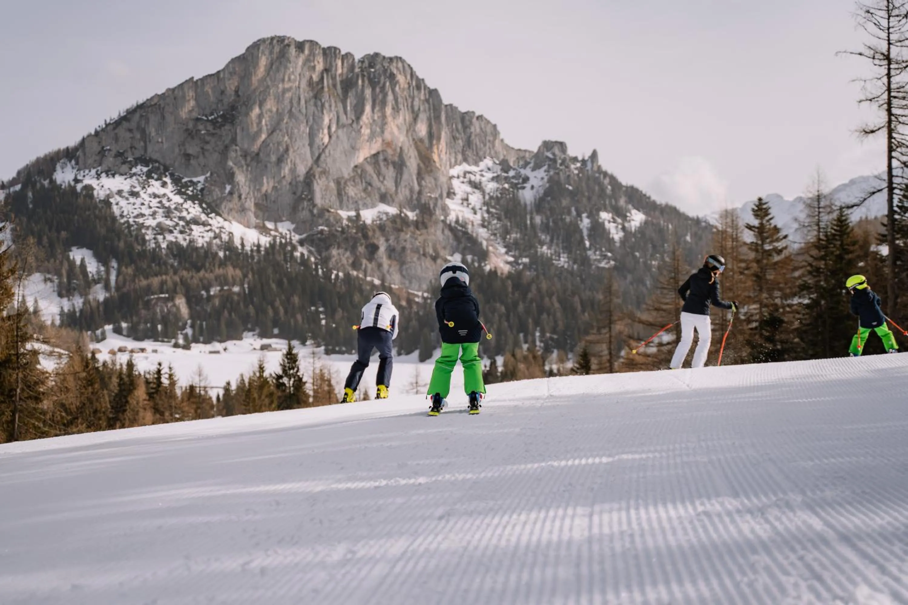Skiing in Dormio Aparthotel Hinterstoder