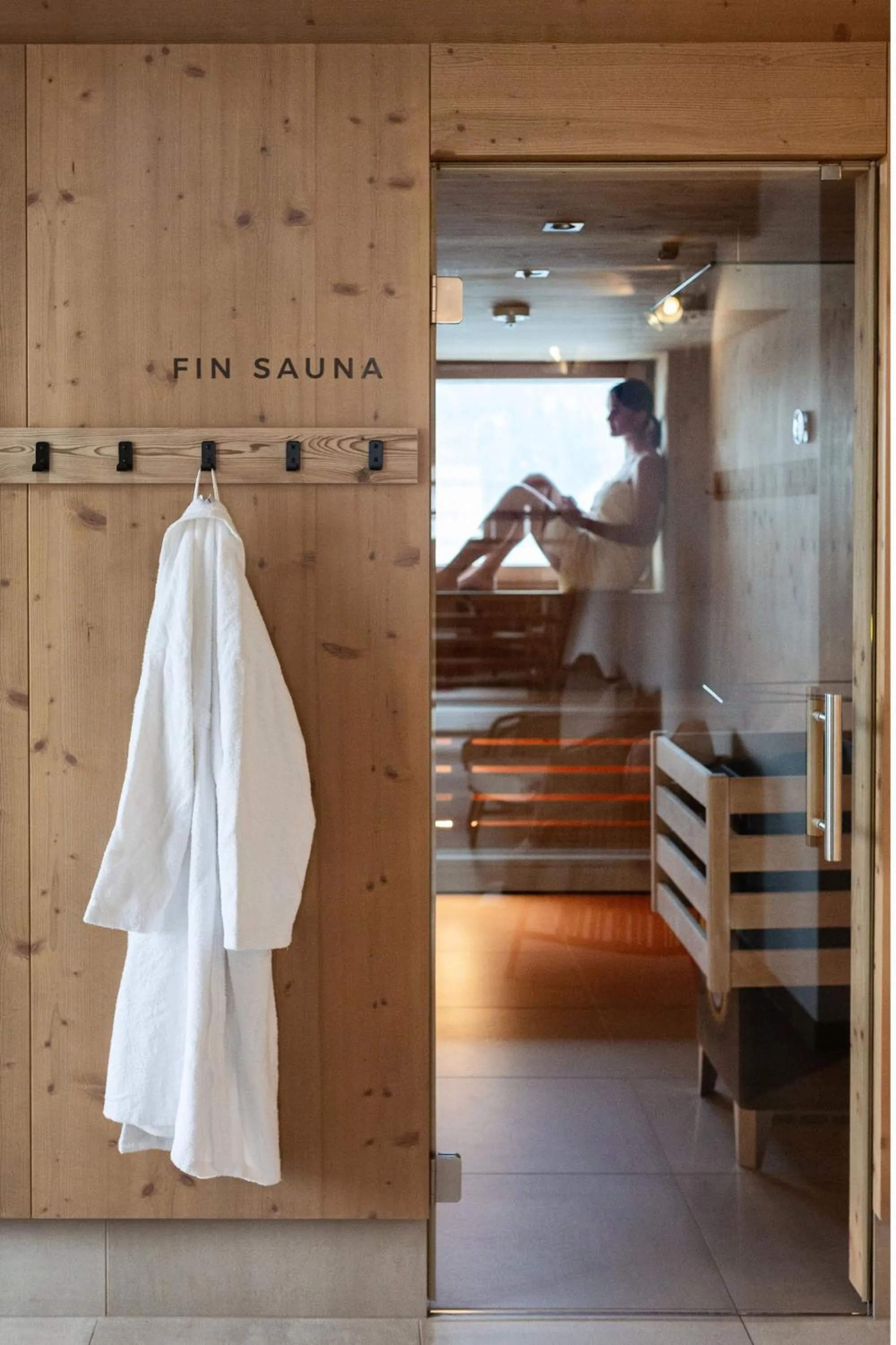 Sauna in Dormio Aparthotel Hinterstoder