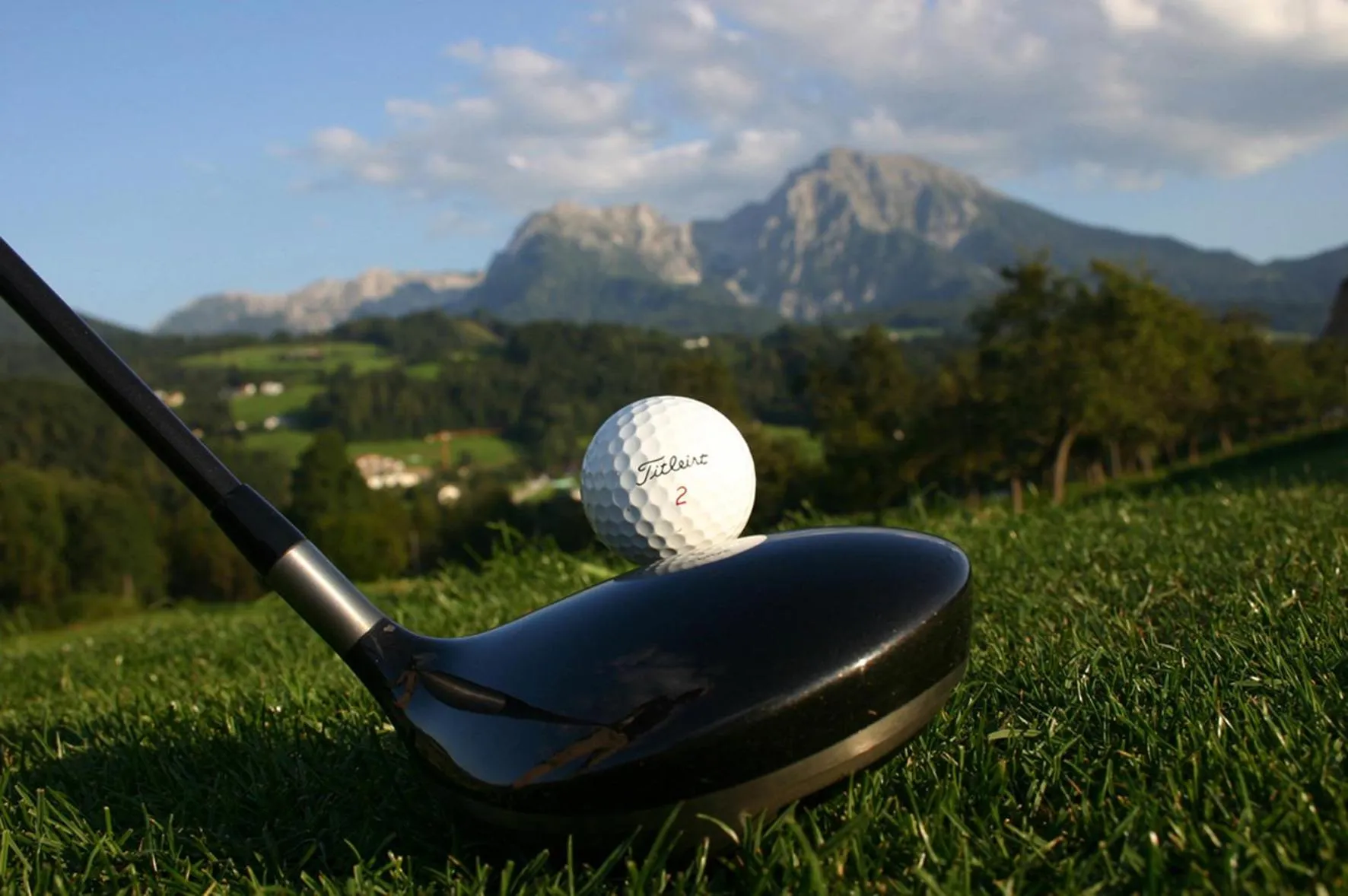 Golfcourse in Dormio Aparthotel Hinterstoder