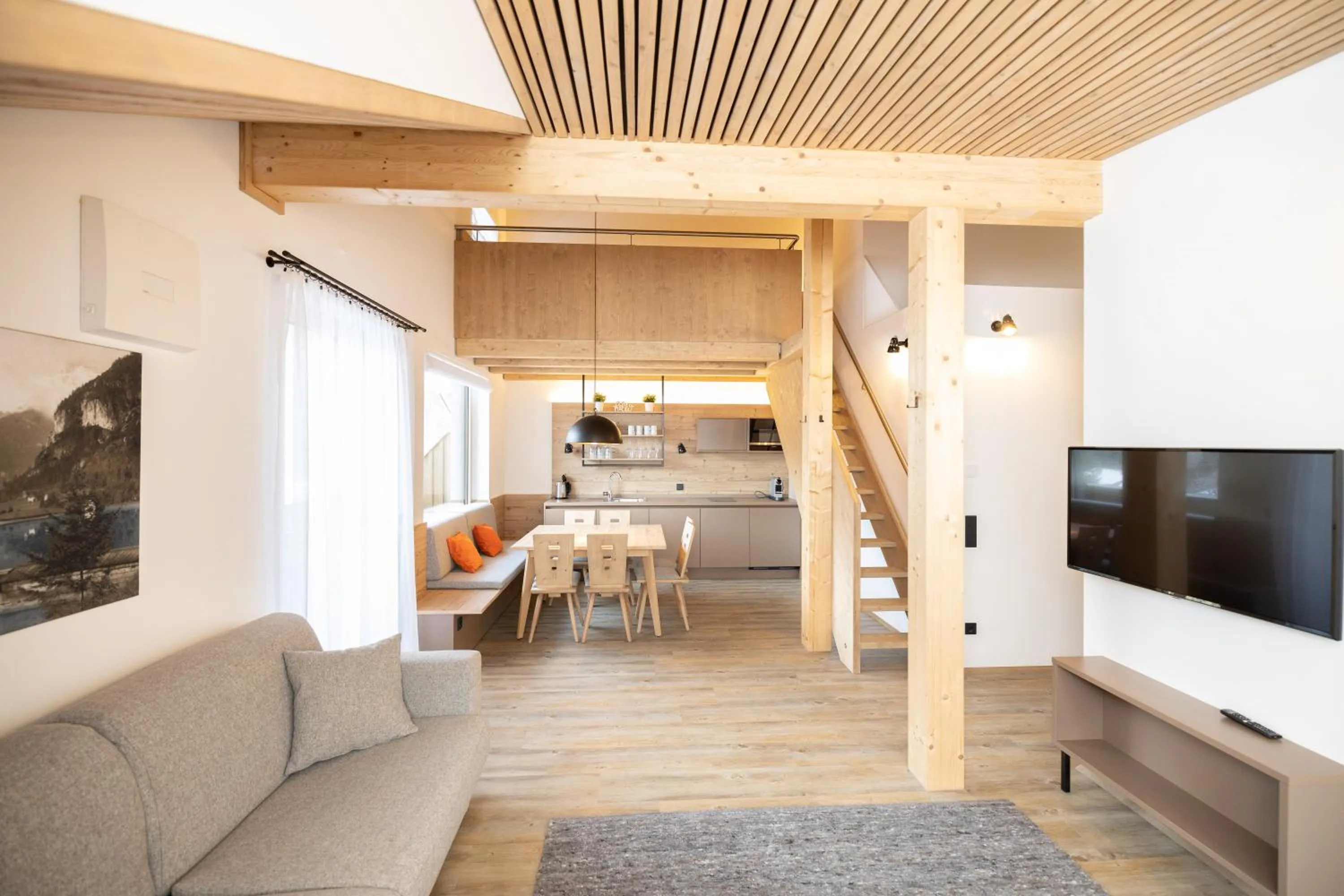 Living room in Dormio Aparthotel Hinterstoder