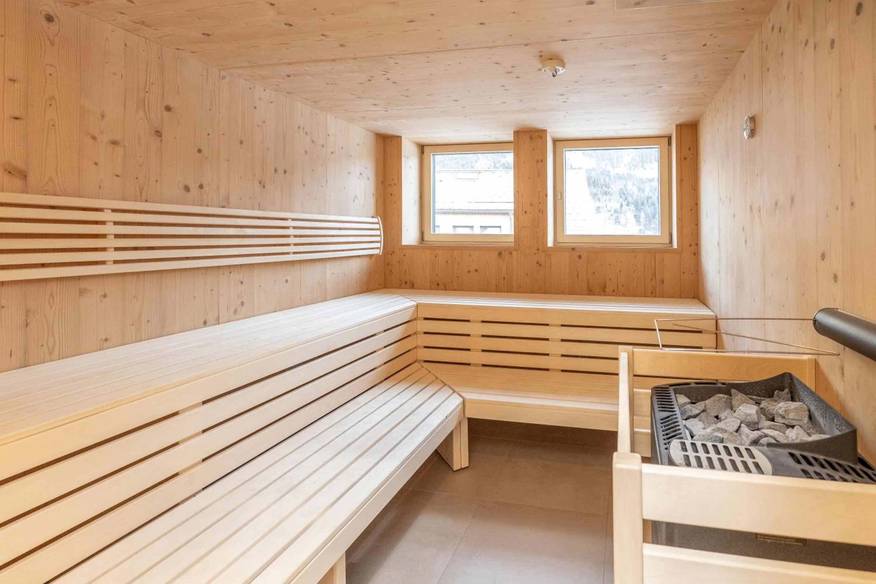 Sauna in Dormio Aparthotel Hinterstoder