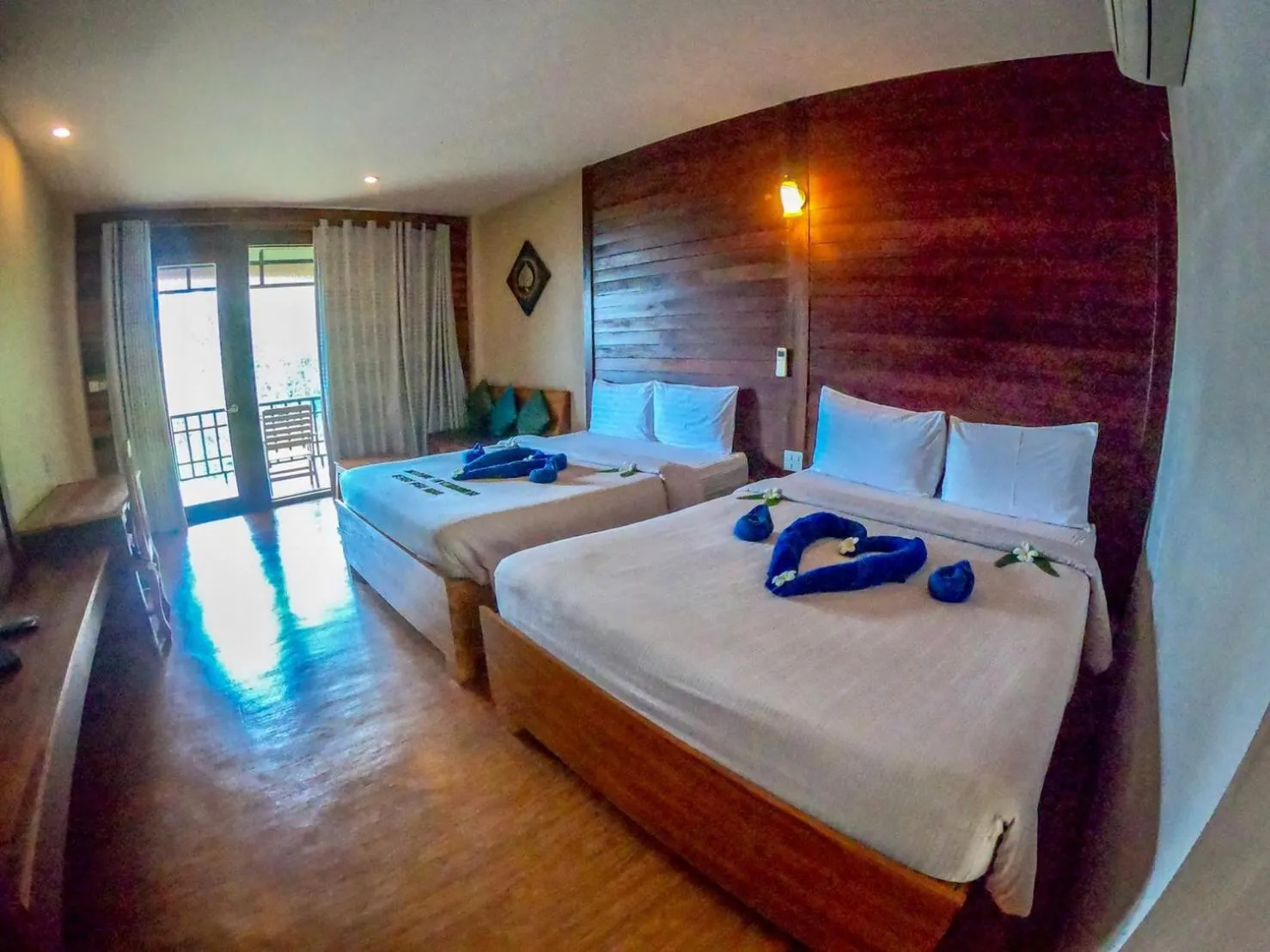Bed in The Cinnamon Art Resort and Spa