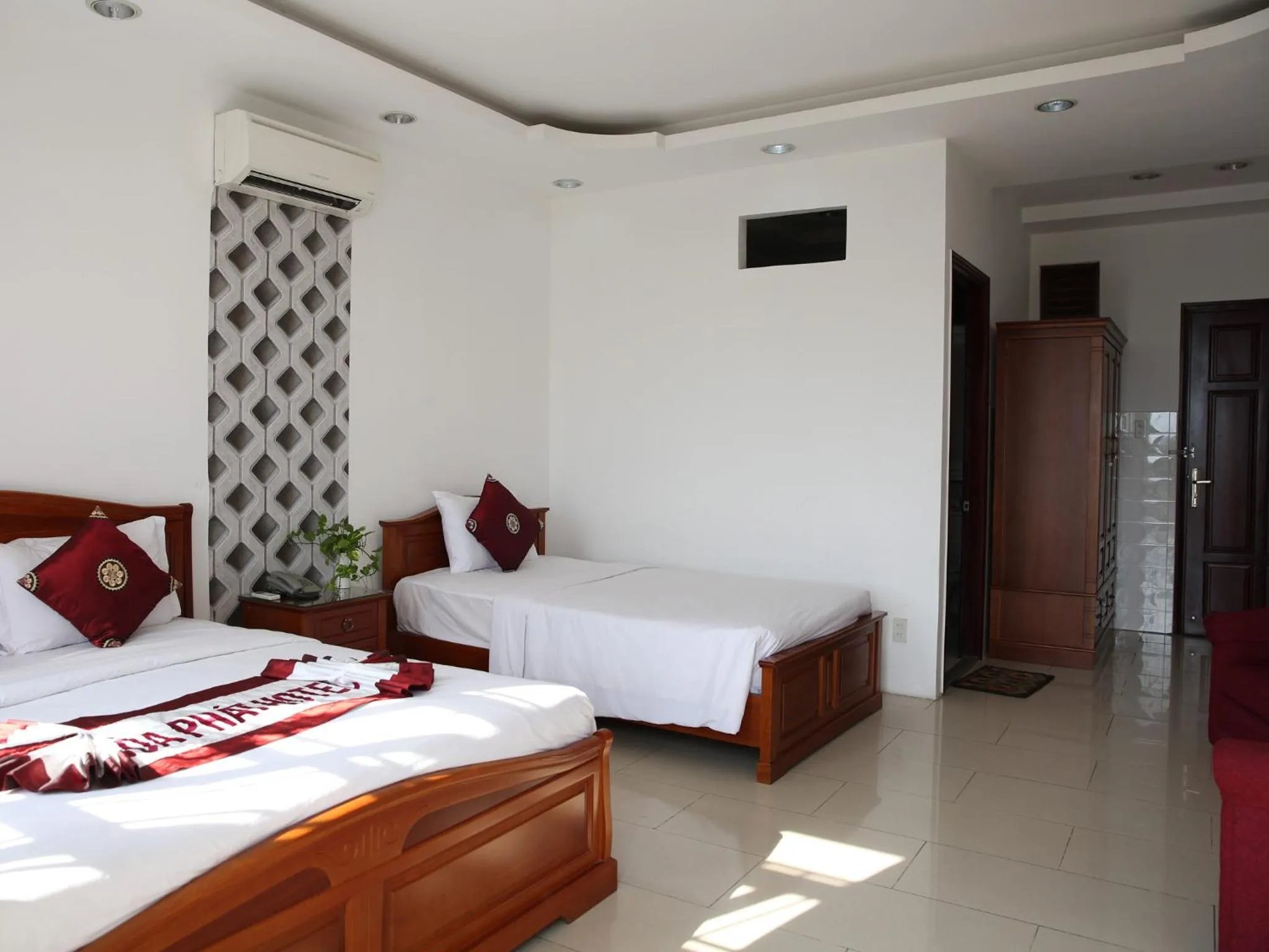 Bed in Hoa Phat Hotel & Apartment