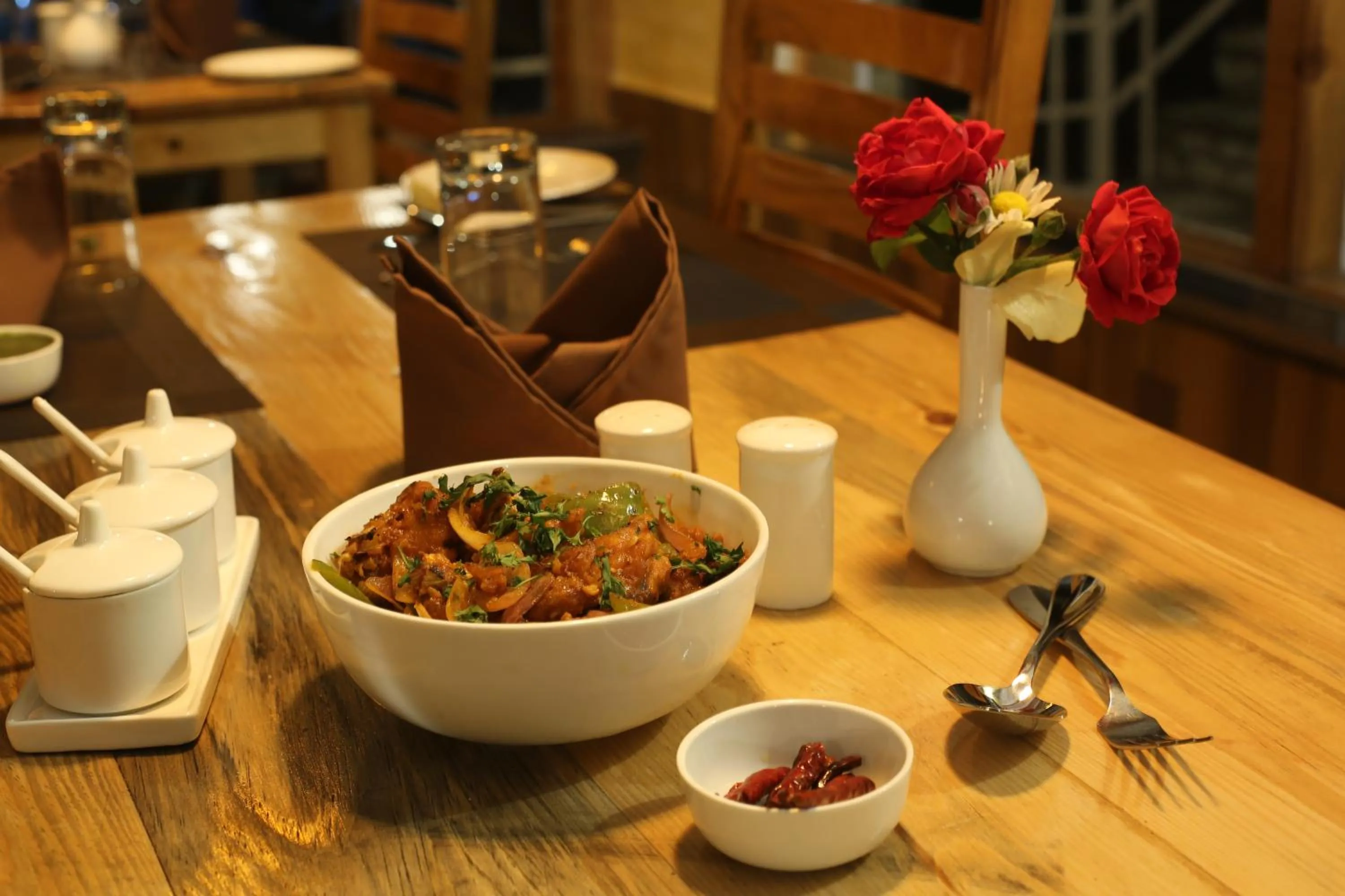 Food close-up in The Moksh Eco Inn