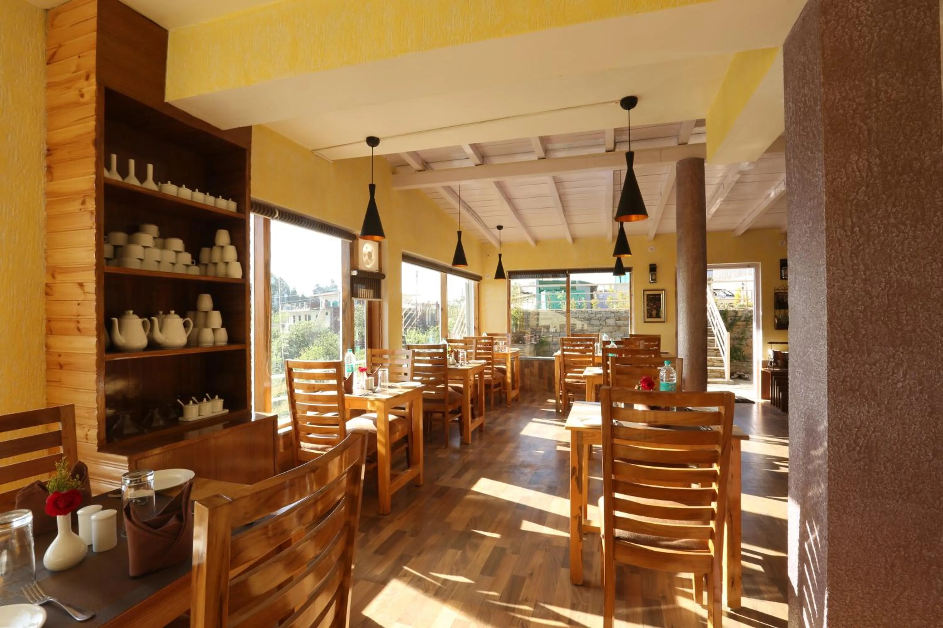 Restaurant/places to eat in The Moksh Eco Inn