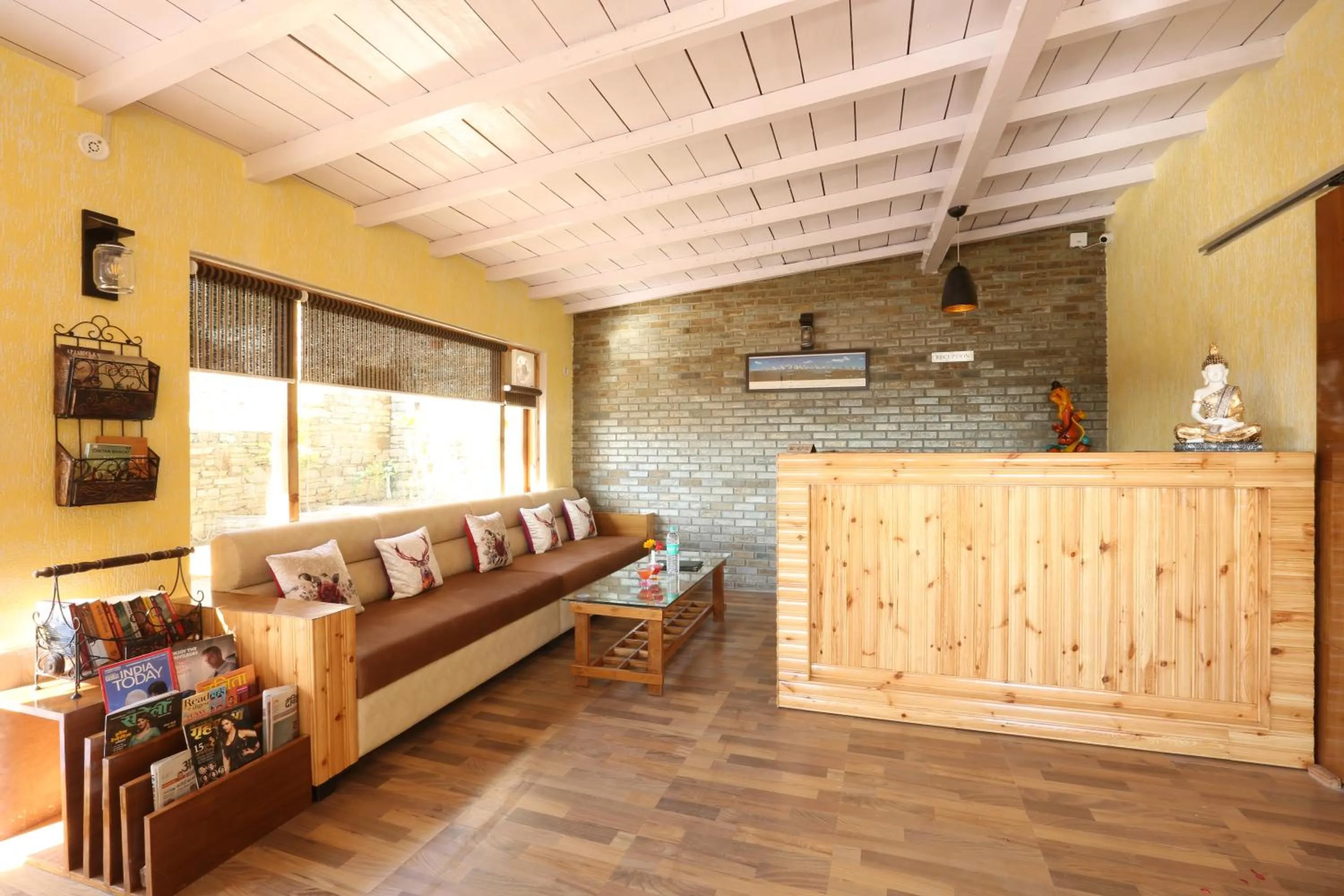 Lobby or reception in The Moksh Eco Inn