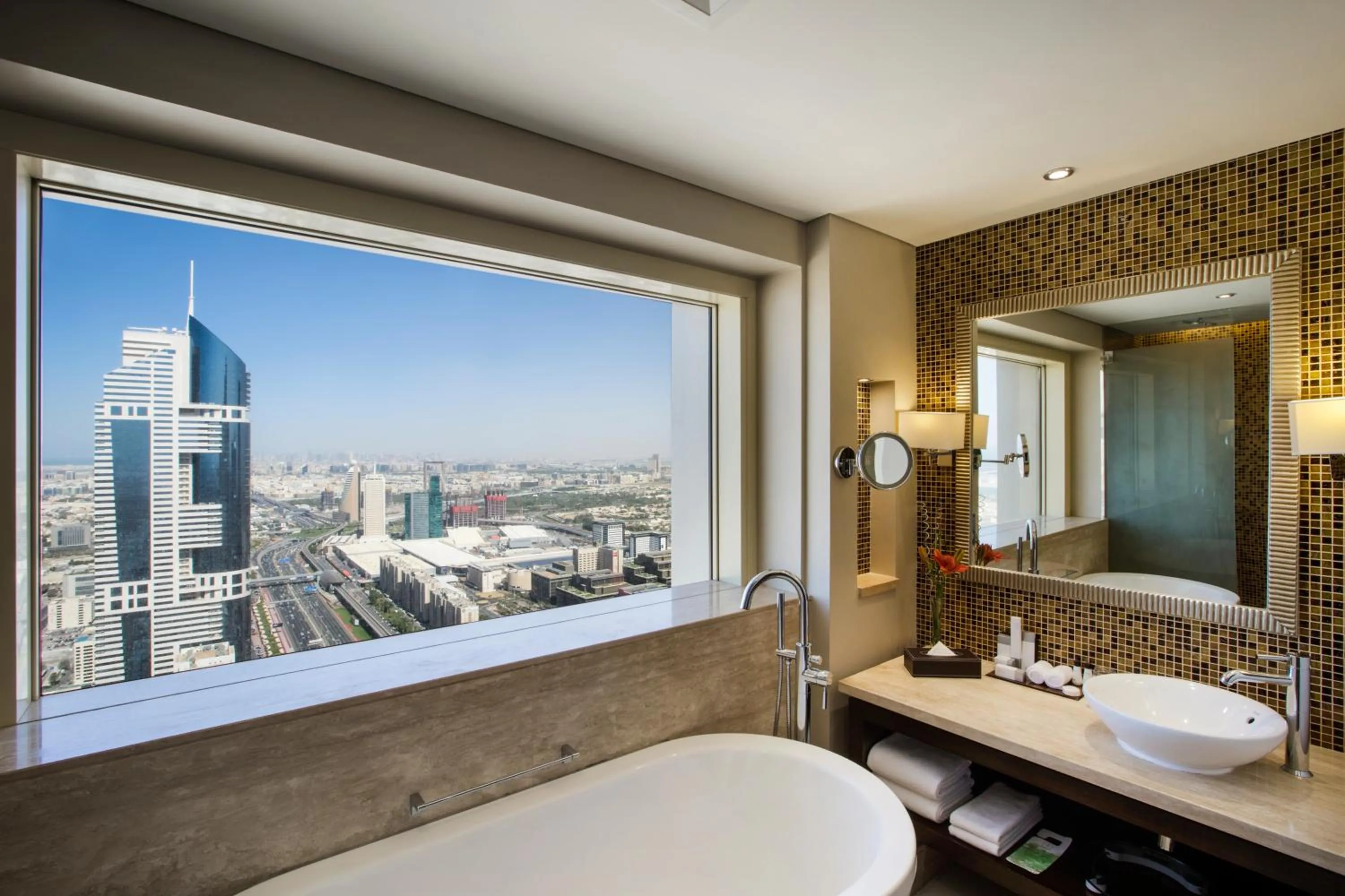 Bathroom in The Tower Plaza Hotel Dubai