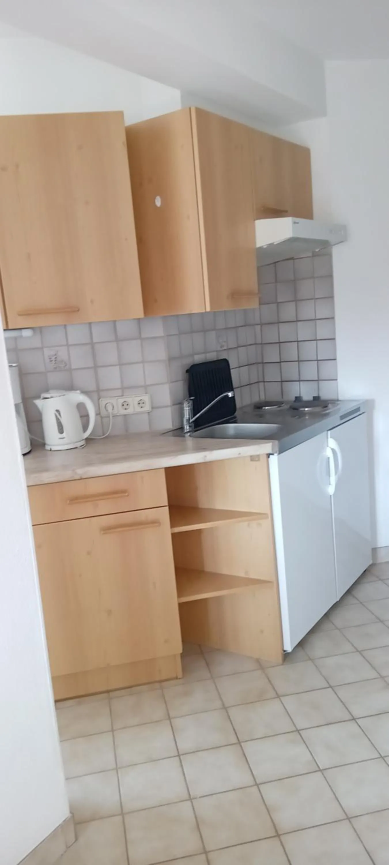 Kitchen or kitchenette in Gästehaus Tarmann