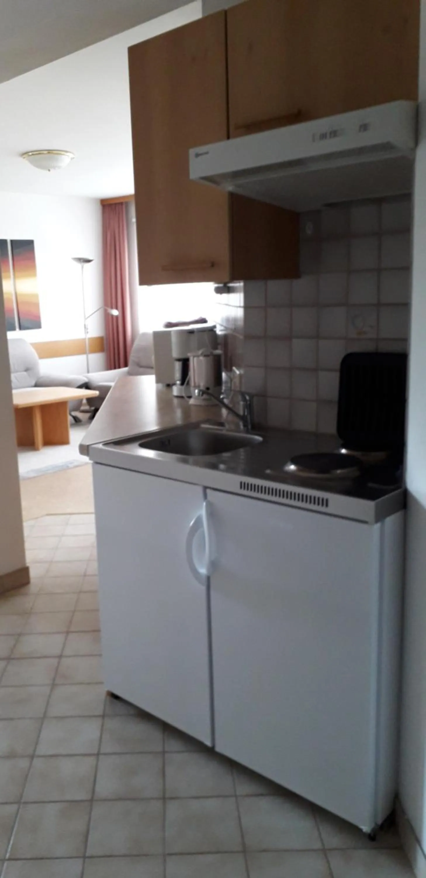 Kitchen or kitchenette in Gästehaus Tarmann