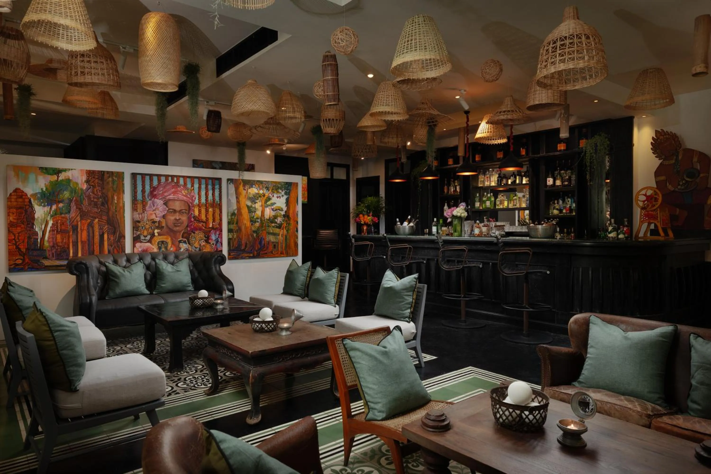 Lounge or bar in Shinta Mani Angkor