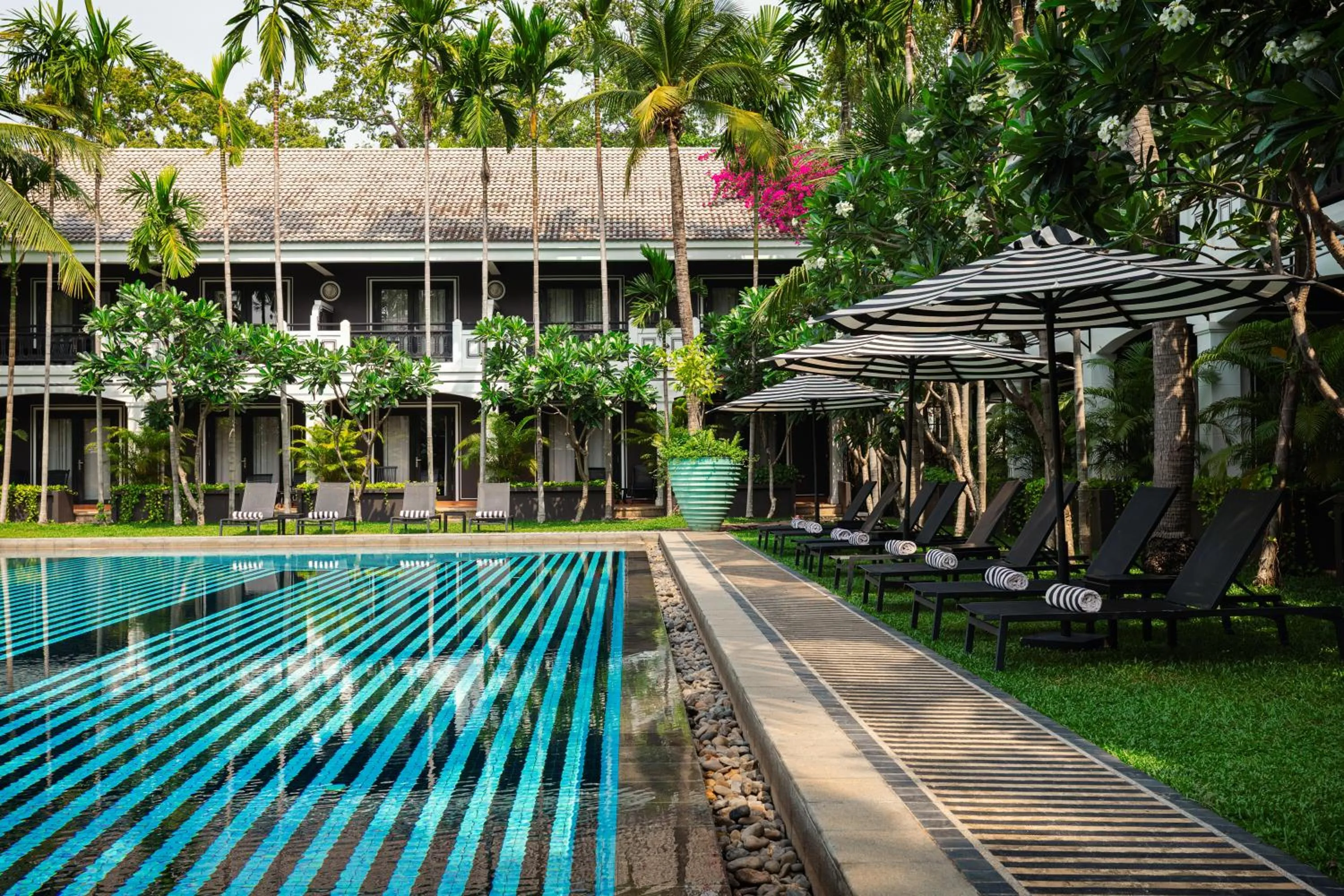Swimming pool in Shinta Mani Angkor
