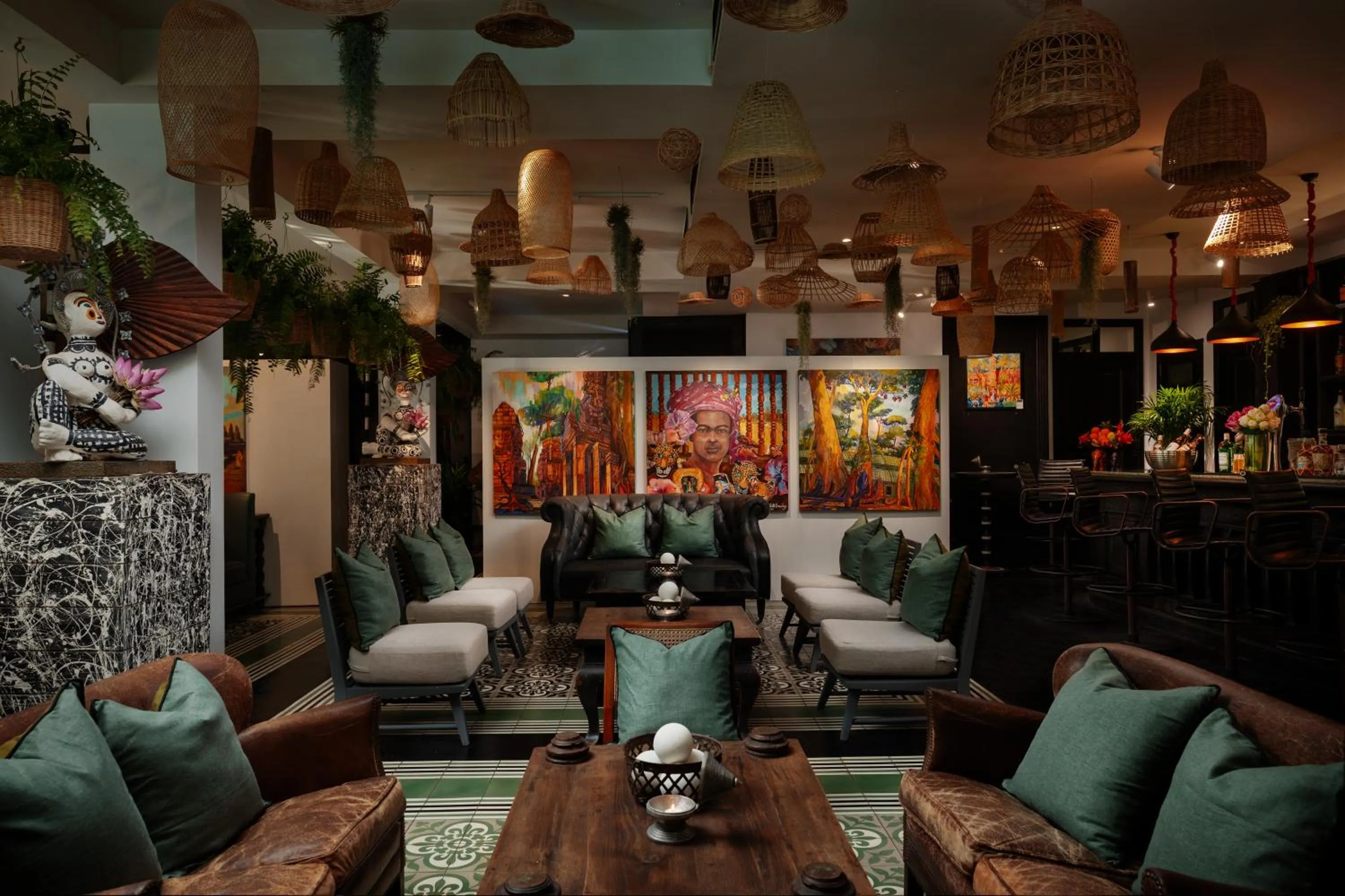 Lounge or bar in Shinta Mani Angkor