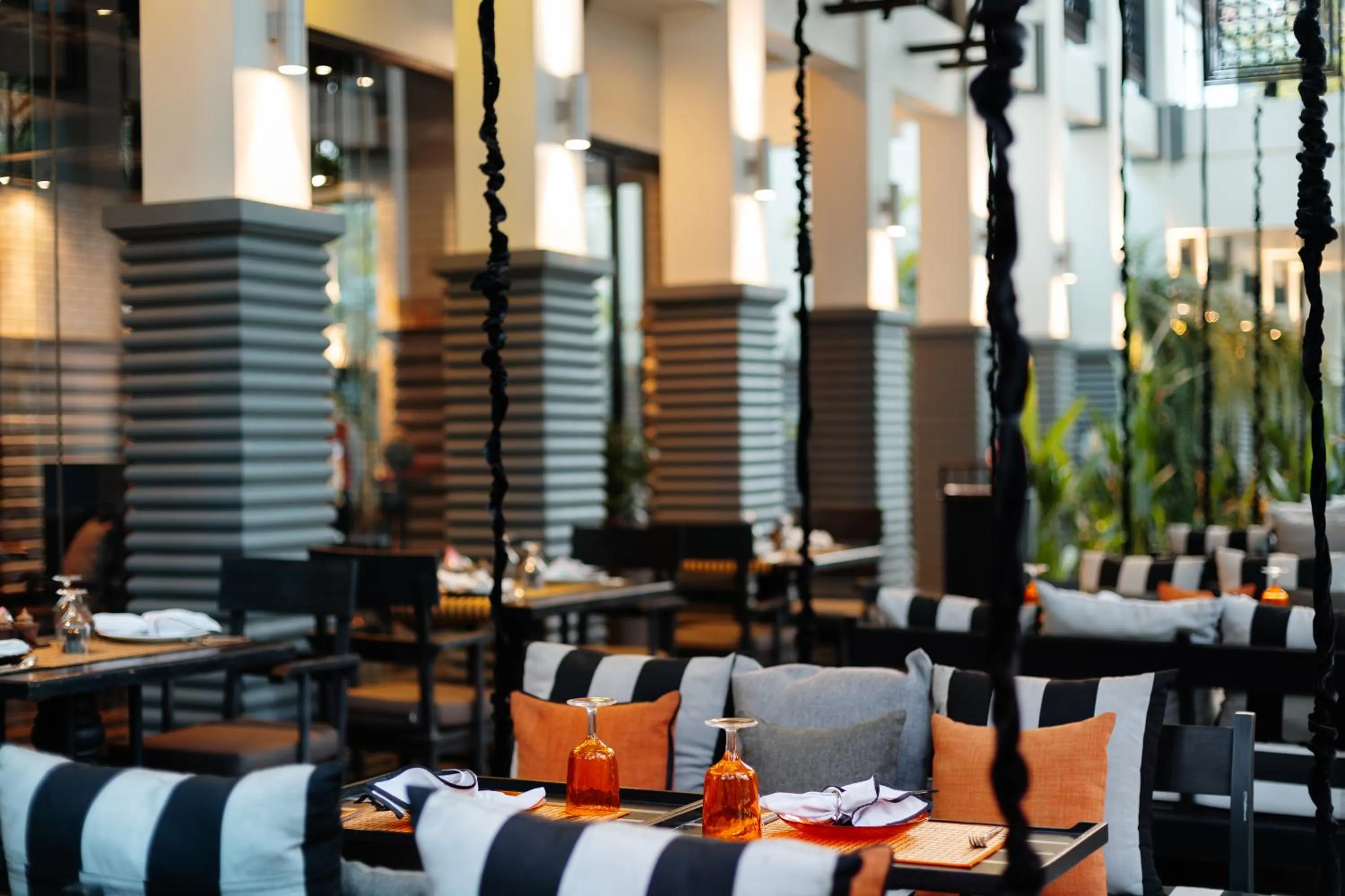 Seating area in Shinta Mani Angkor