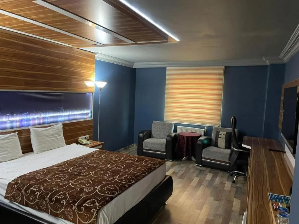 Bed in Demosan Hotel