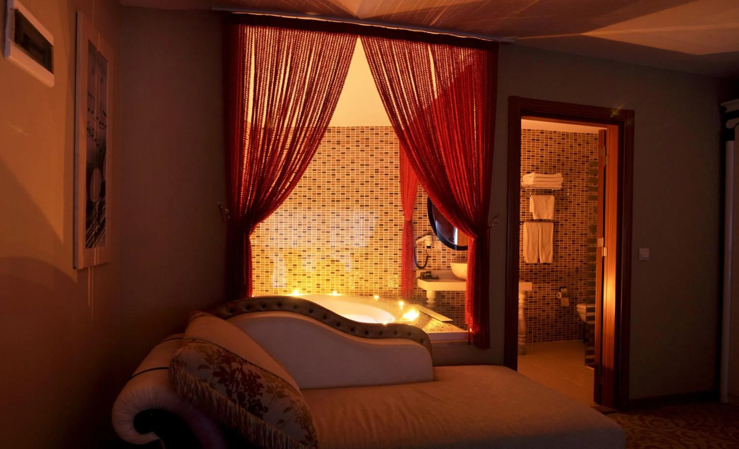 Decorative detail, Bed in Demosan Hotel