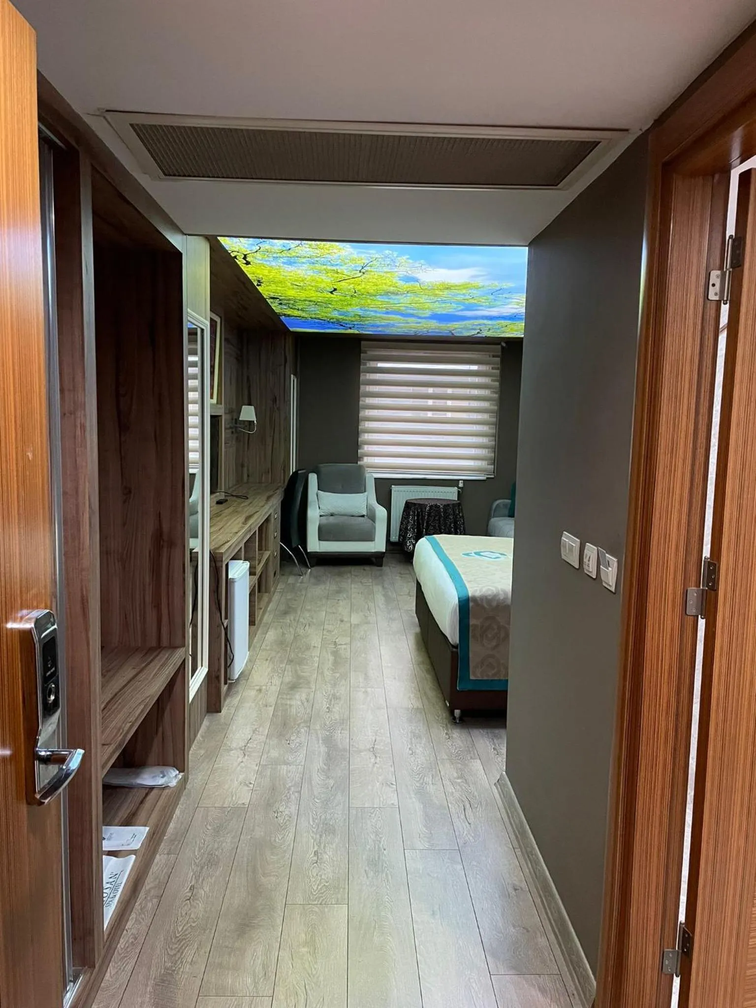 Bed in Demosan Hotel