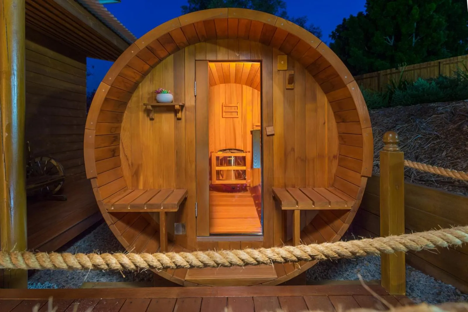 Sauna in The Swan Valley Retreat