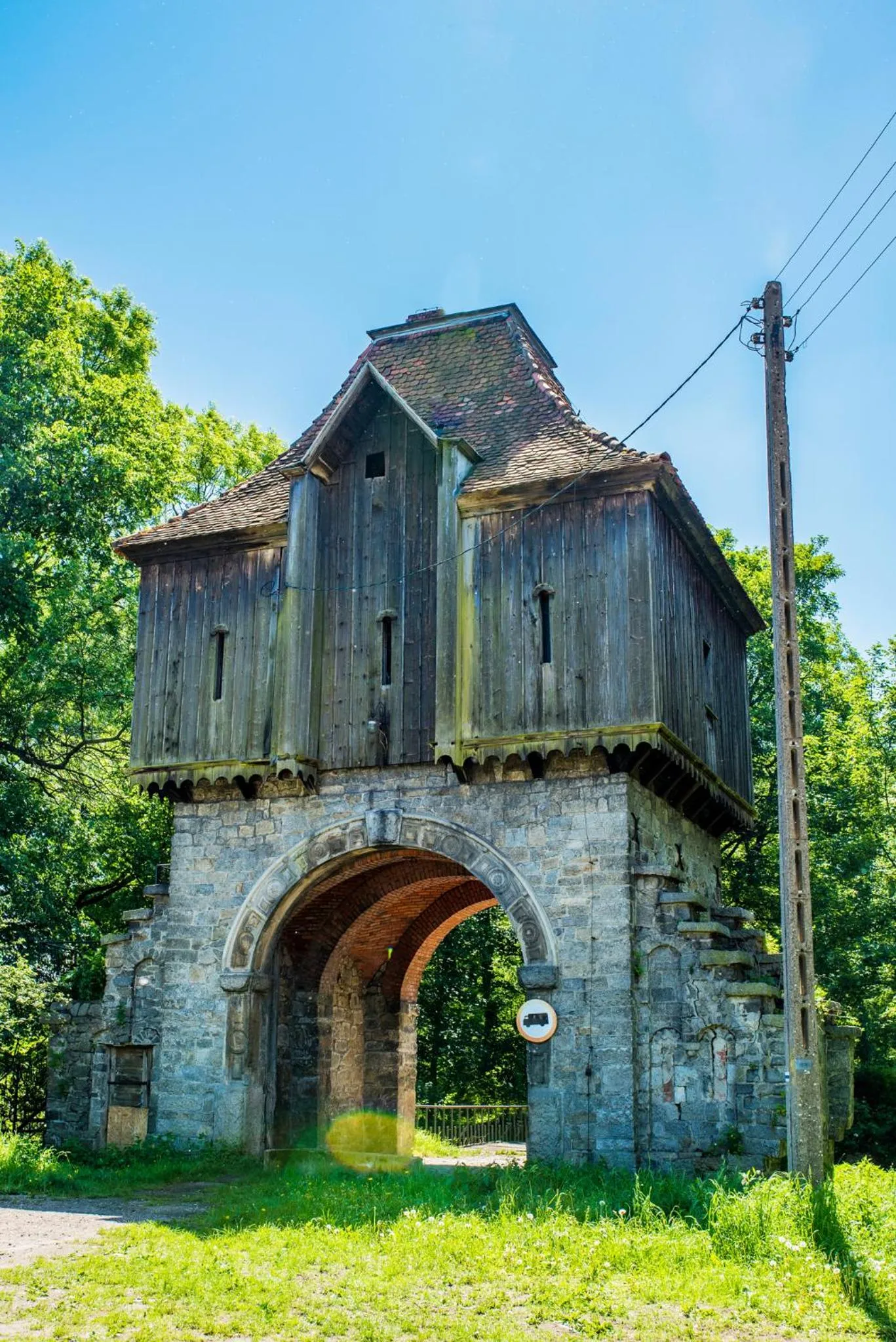 Natural landscape in Pałac Krobielowice
