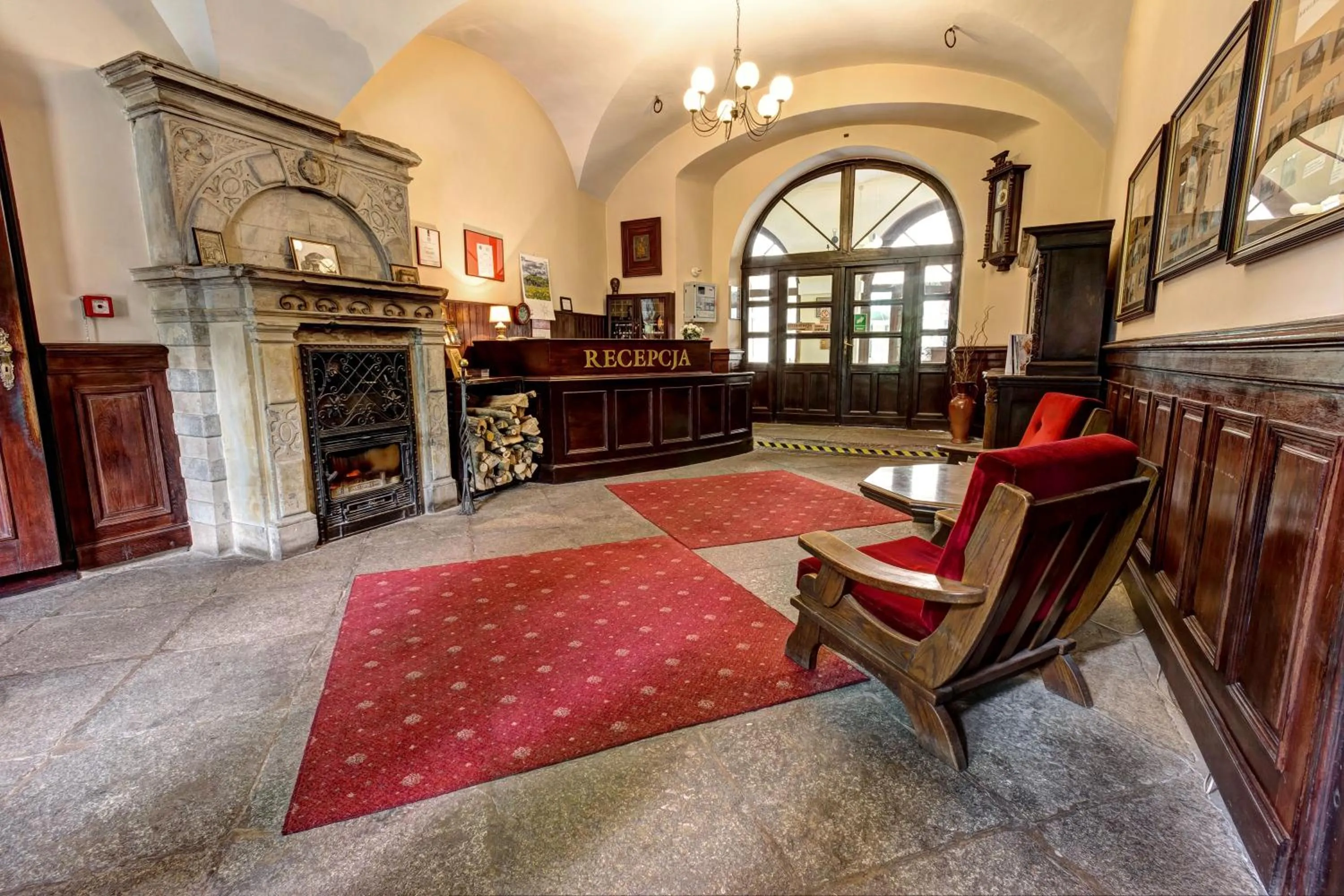 Decorative detail in Pałac Krobielowice