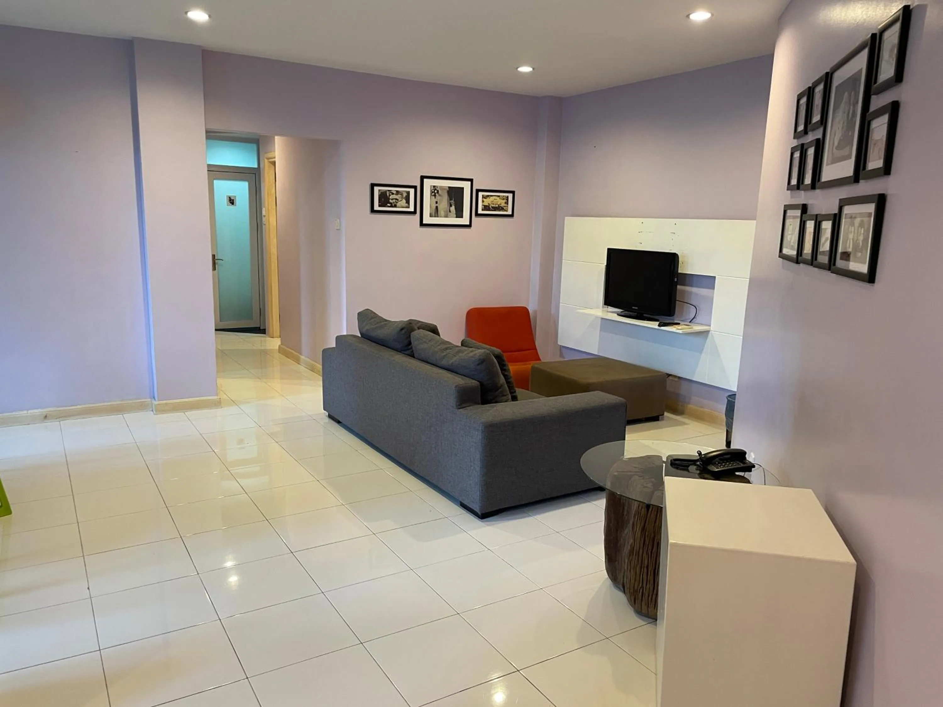 Seating area in Song Service Apartment formerly known as Jinhold Service Apartment