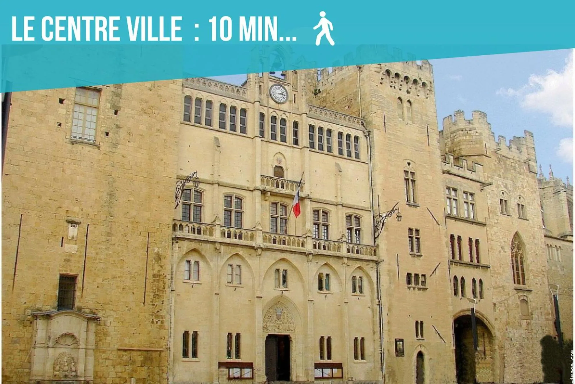 Nearby landmark in La Maisonnette Narbonnaise (Proche Grands Buffets)