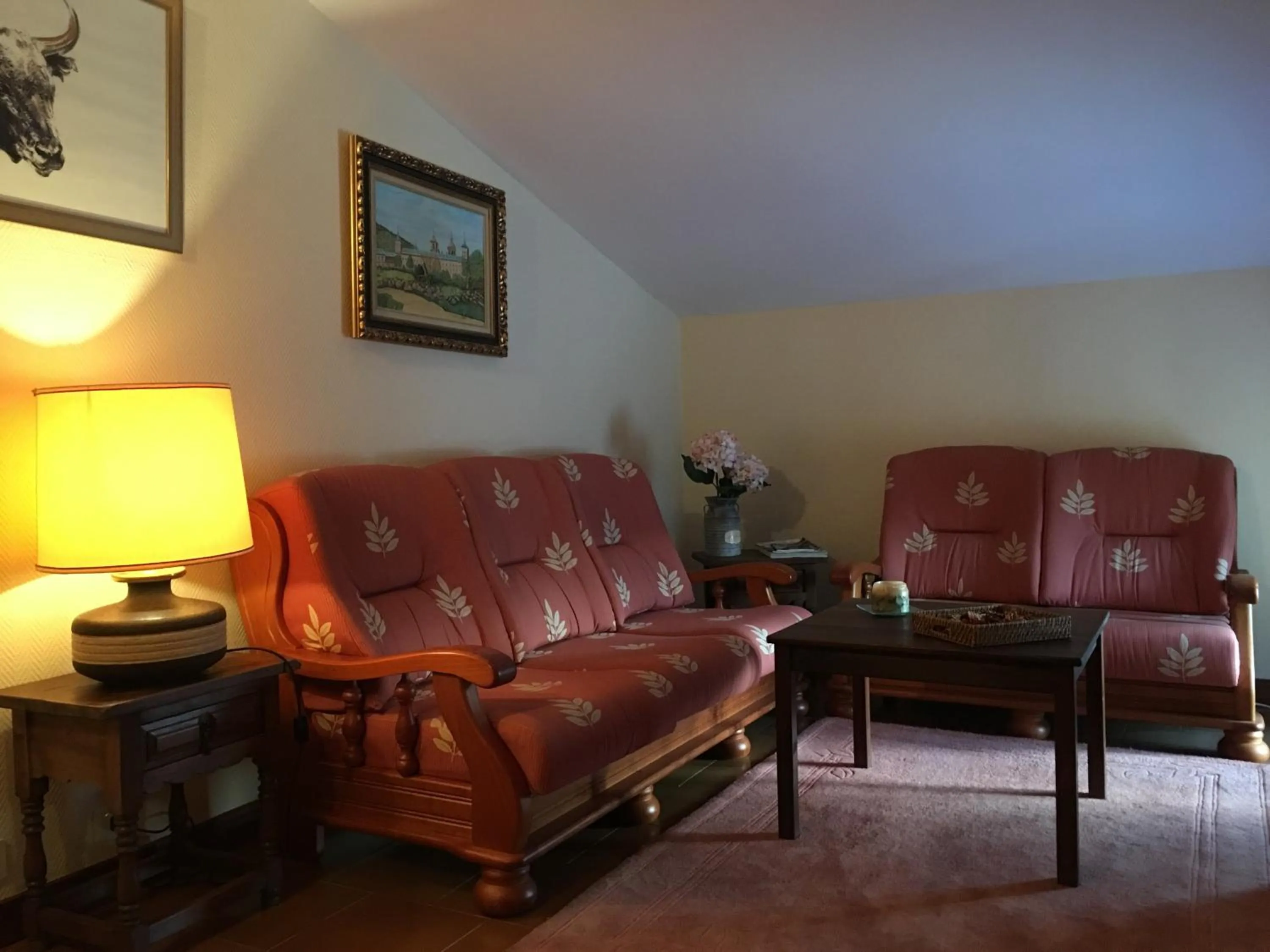 Communal lounge/ TV room in B&B Yeguada La Parrilla