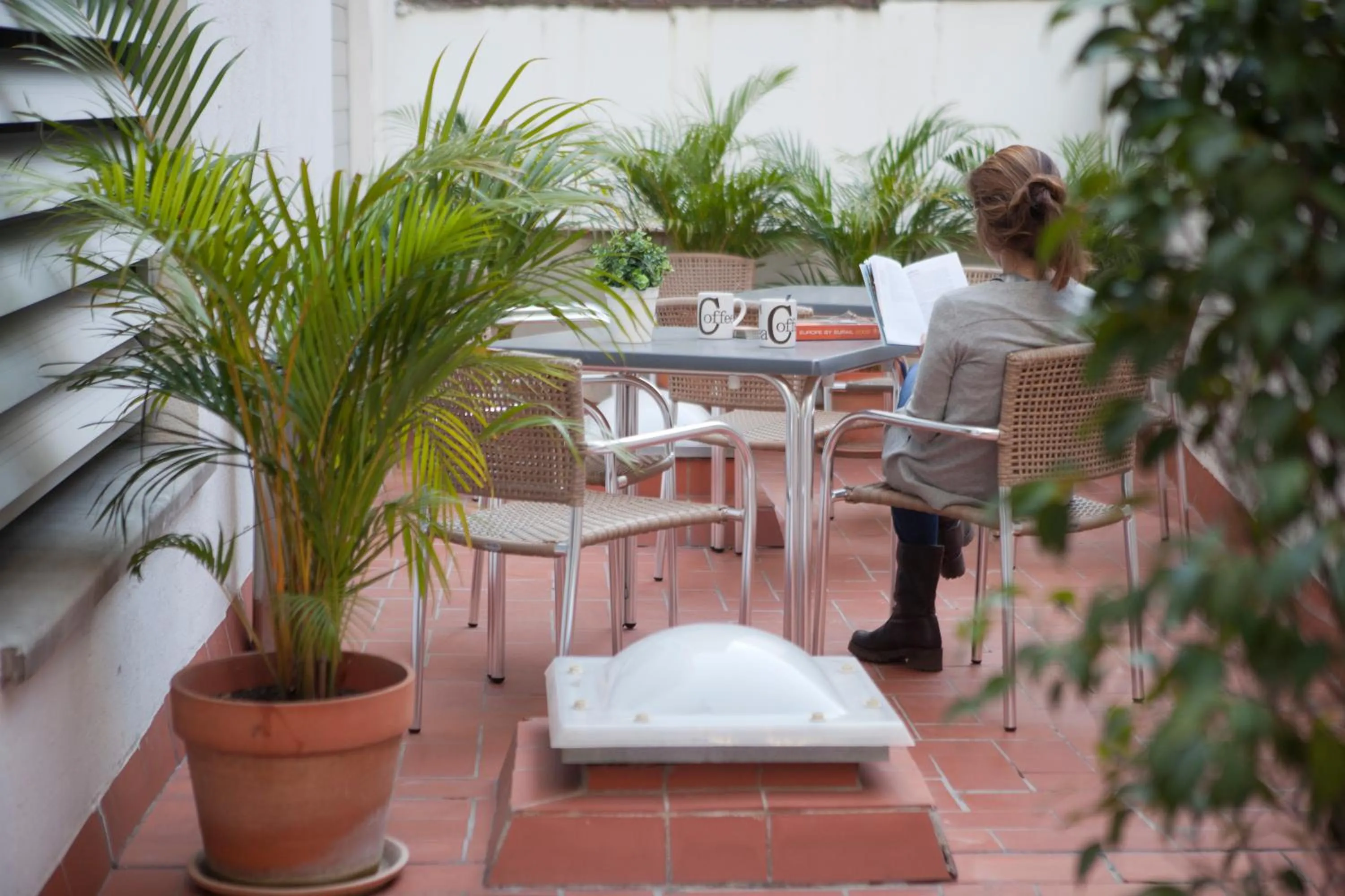Balcony/Terrace in HelloBCN Youth Hostel Barcelona