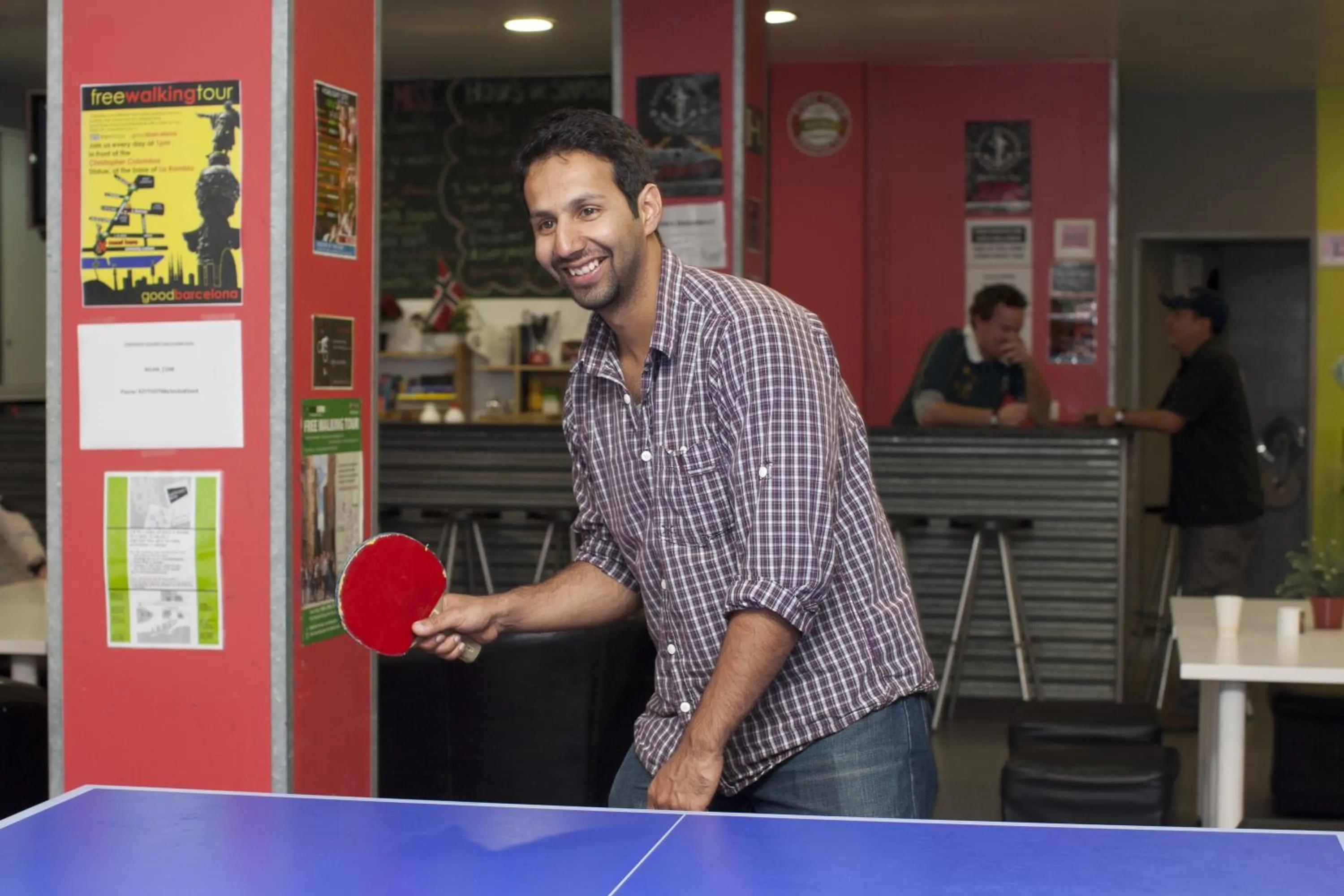 Table tennis in HelloBCN Youth Hostel Barcelona