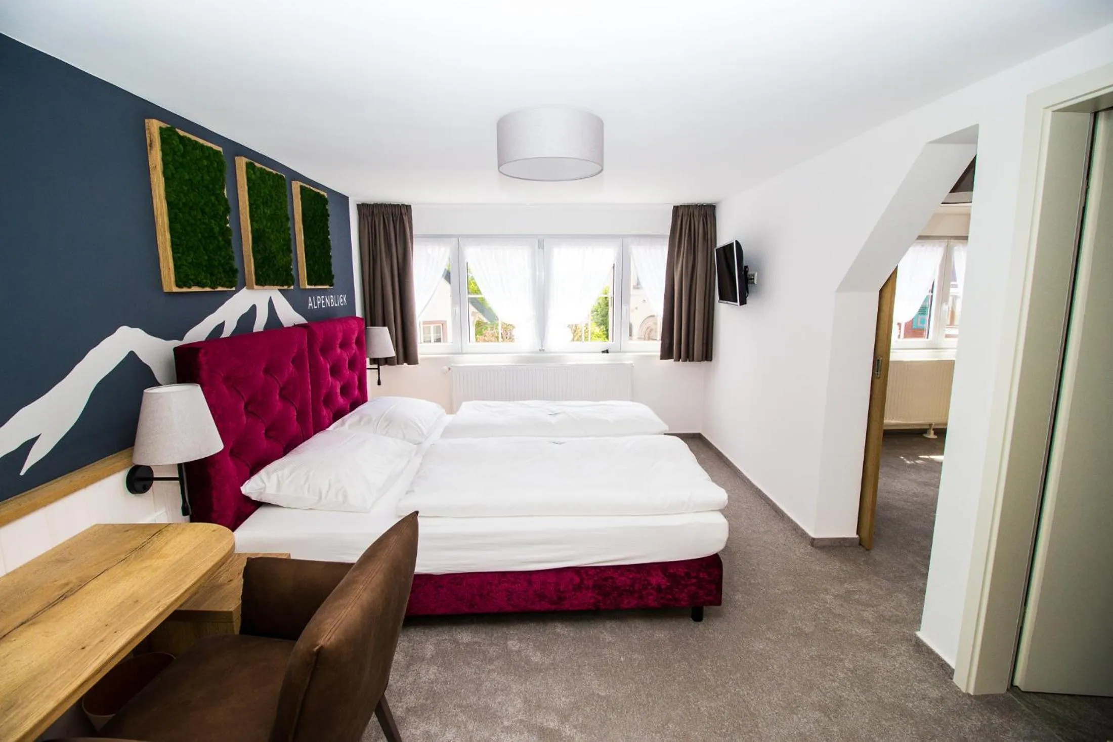 Bed in Landgasthof Alpenblick an der Wutachschlucht Südschwarzwald