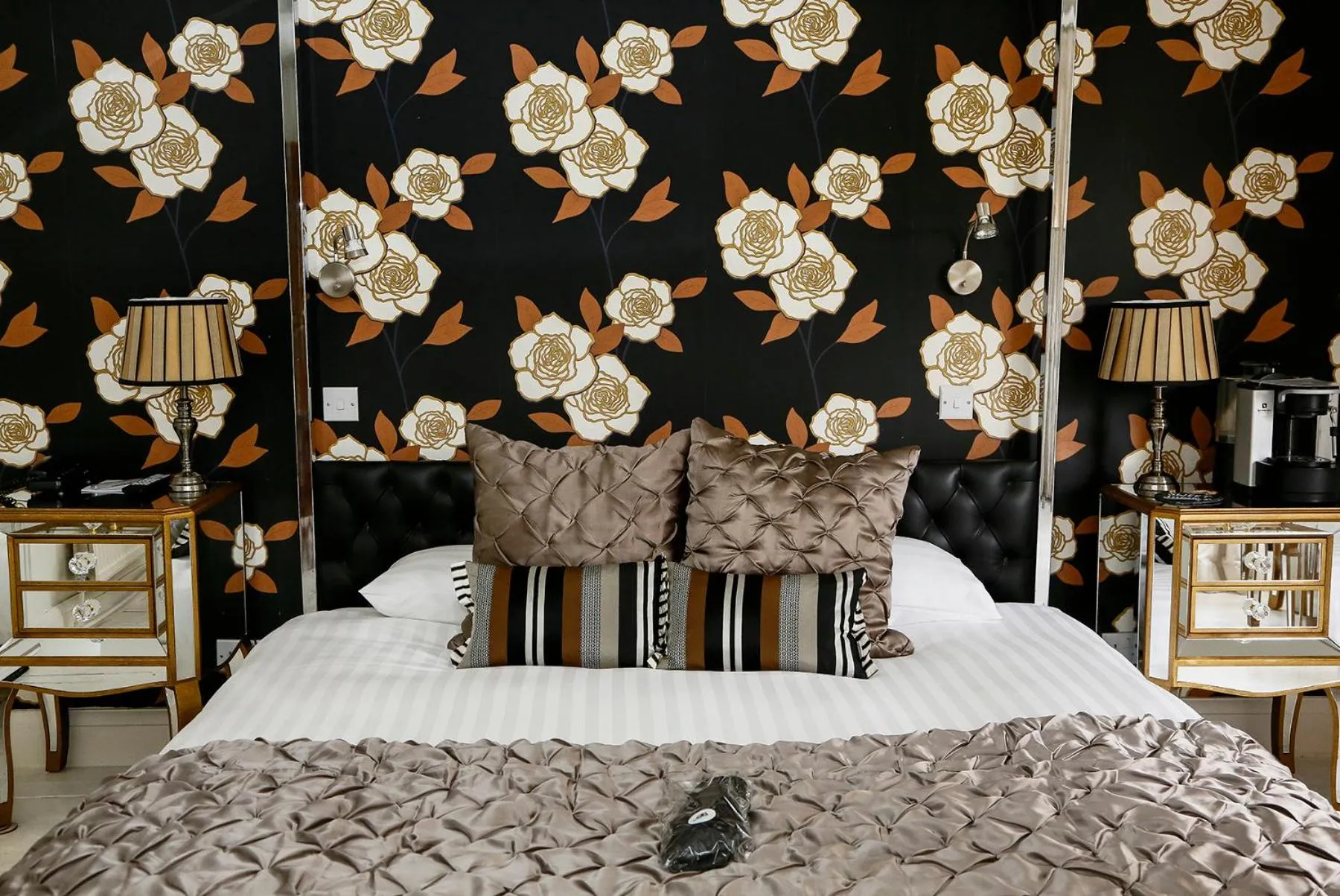 Decorative detail, Bed in The Miller of Mansfield