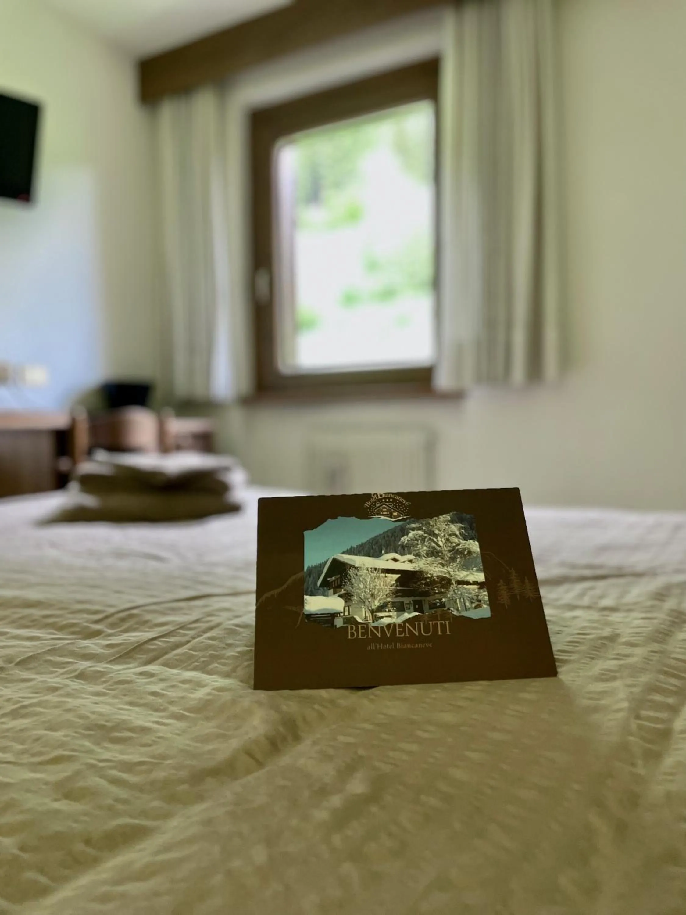 Bed in Hotel Biancaneve